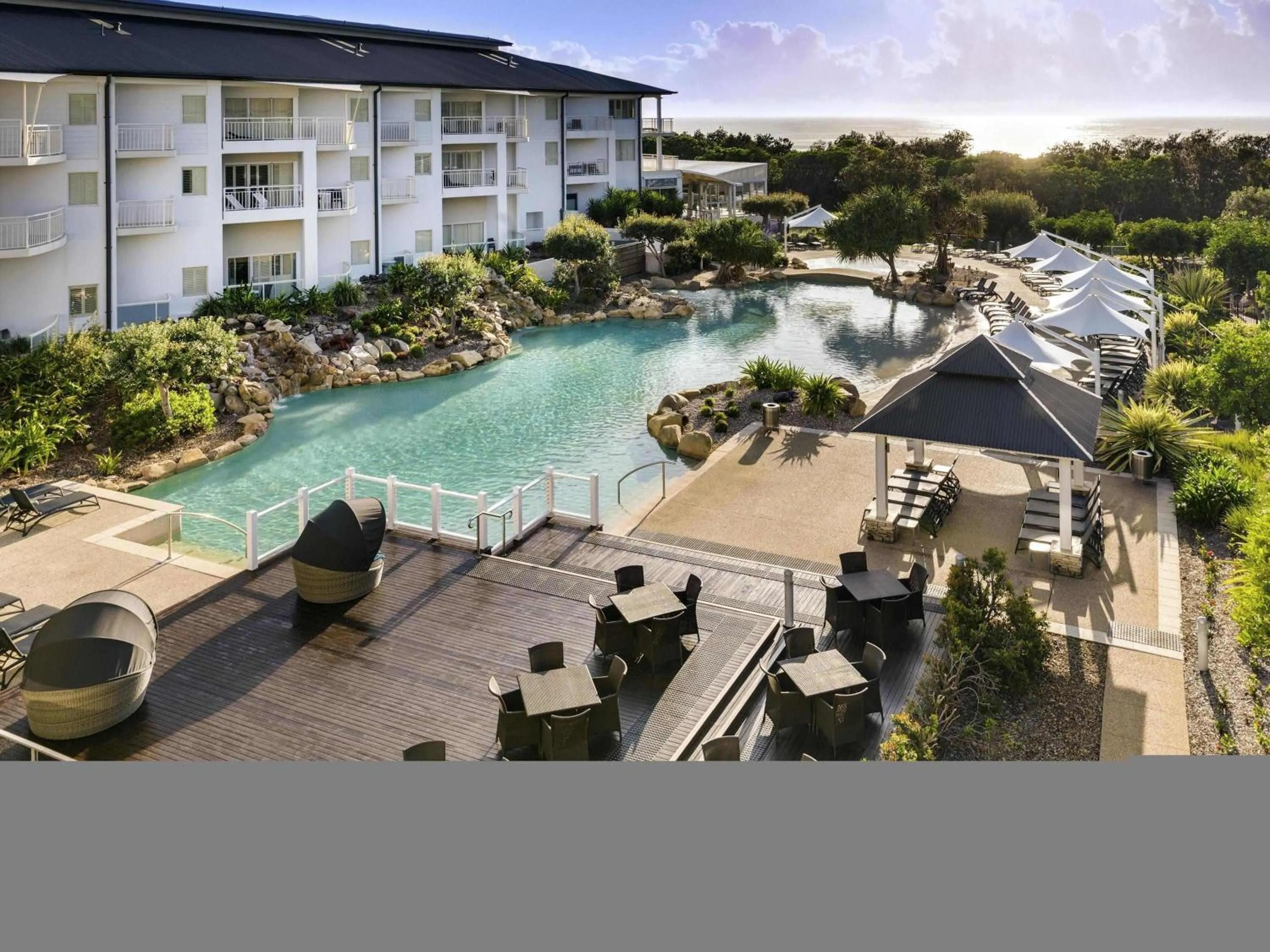 Pool view in Mantra on Salt Beach