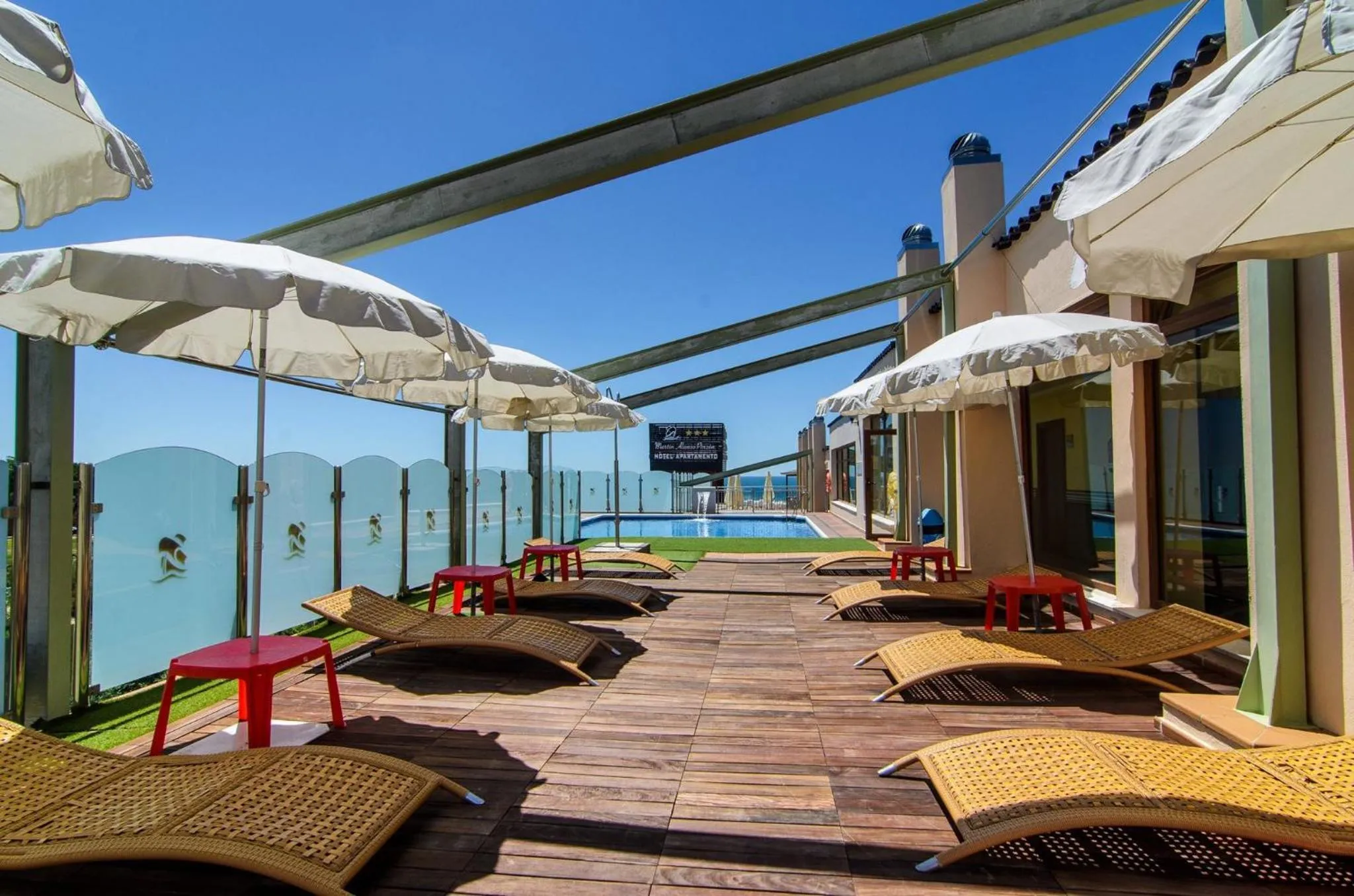 Solarium in Hotel Apartamento Martín Alonso Pinzón
