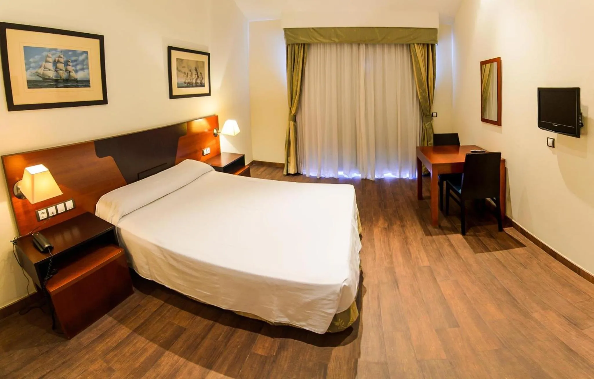 Bed in Hotel Apartamento Martín Alonso Pinzón