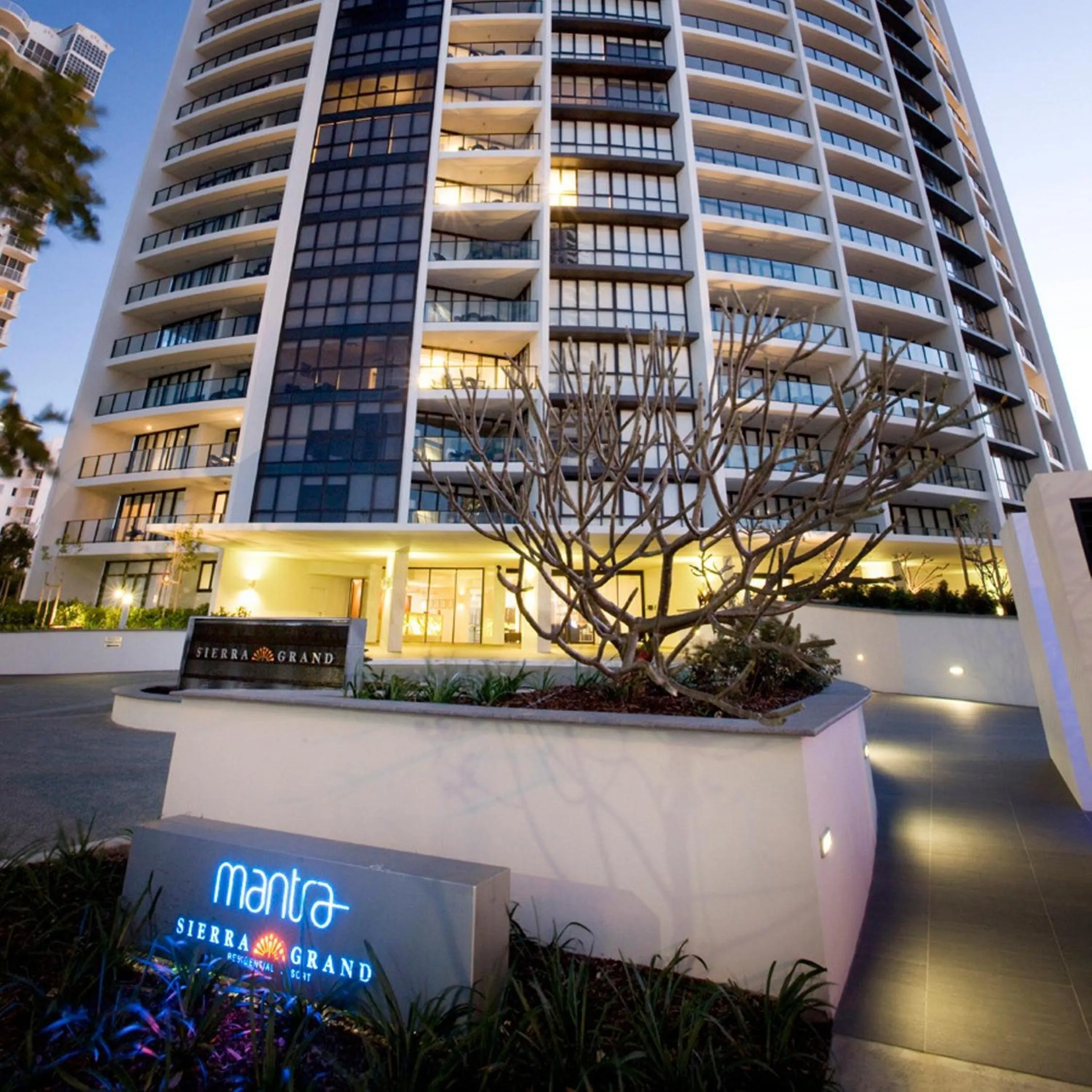 Facade/entrance in Mantra Sierra Grand