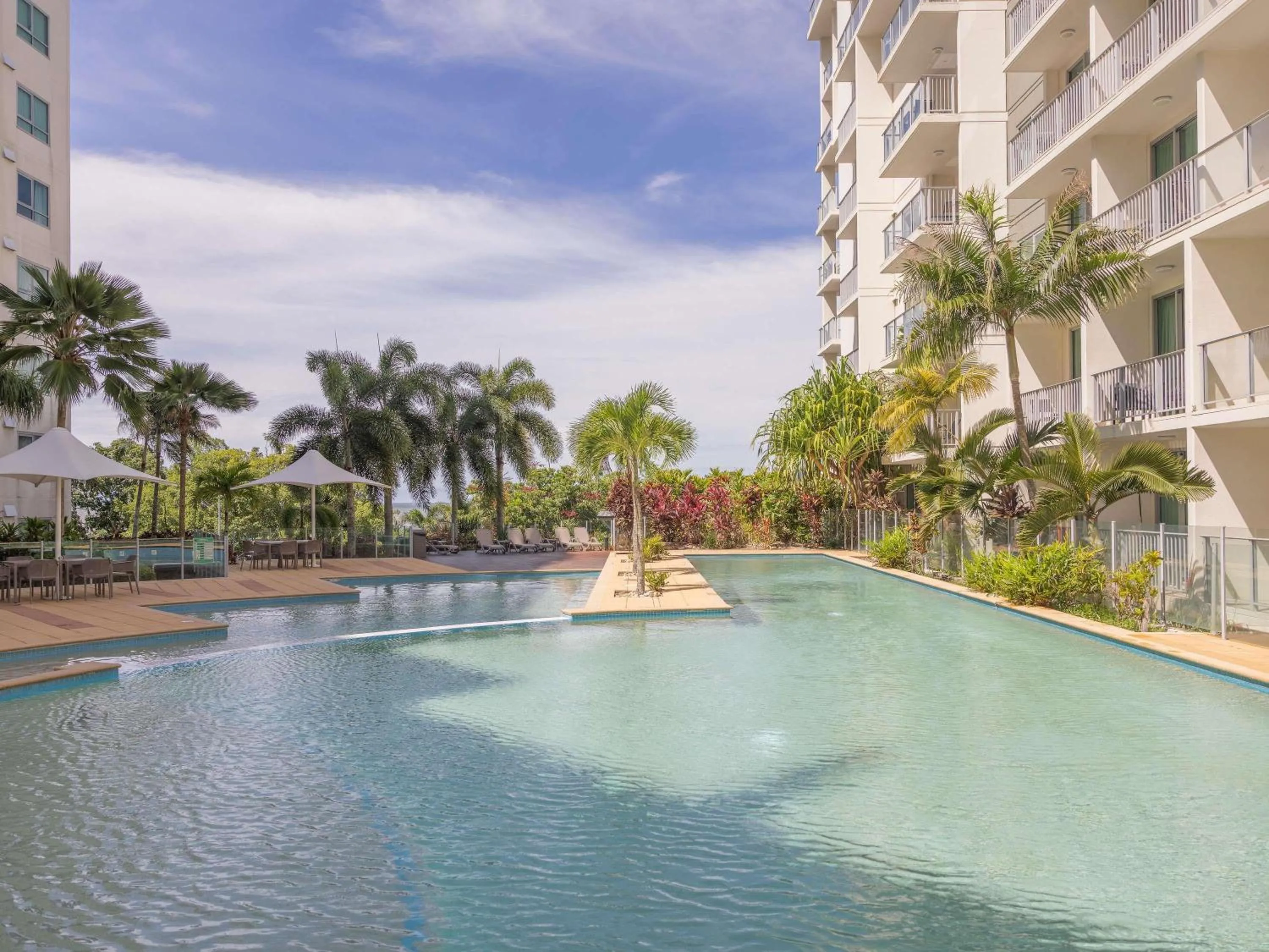 Pool view in Mantra Trilogy