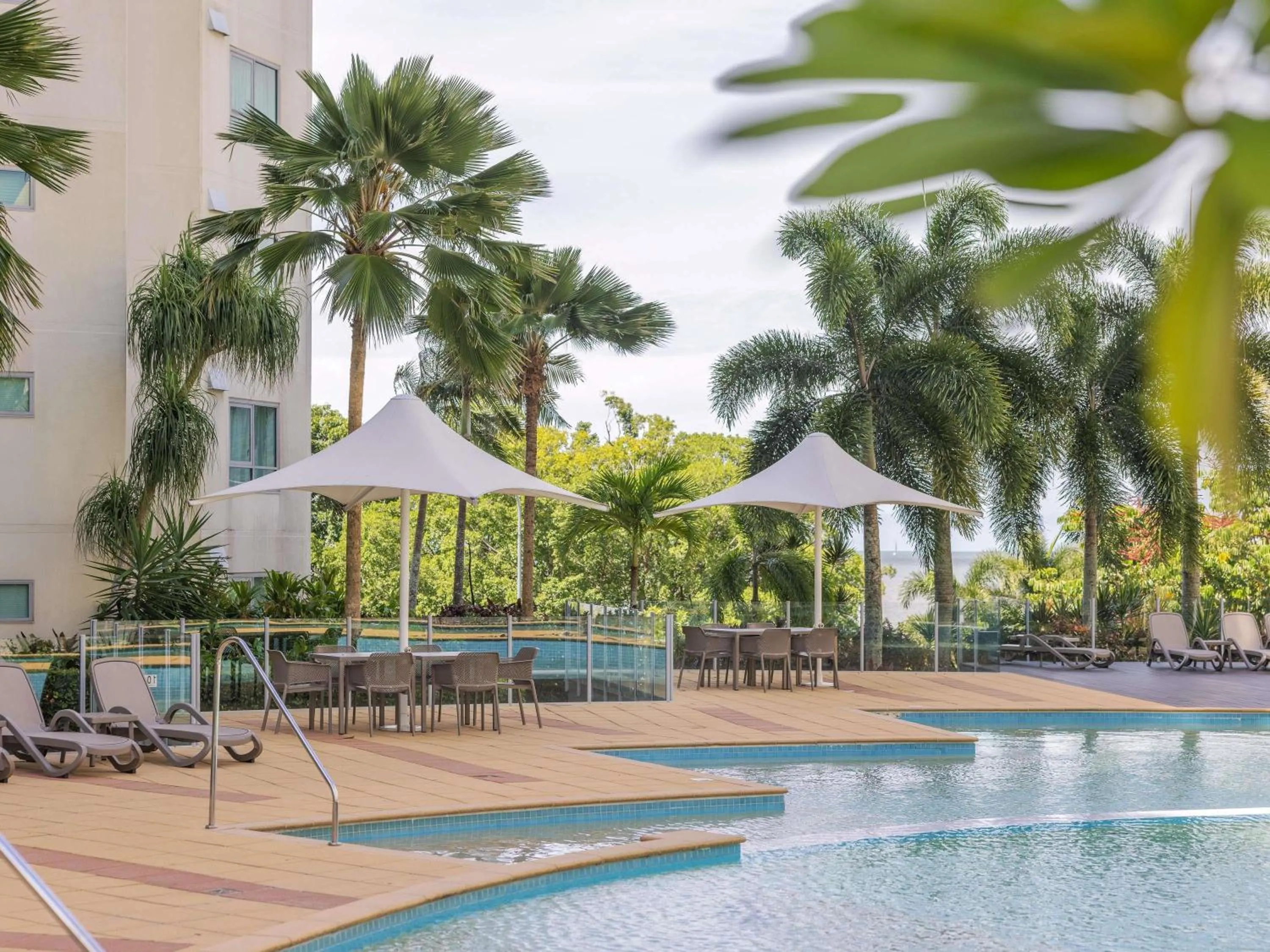 Pool view in Mantra Trilogy