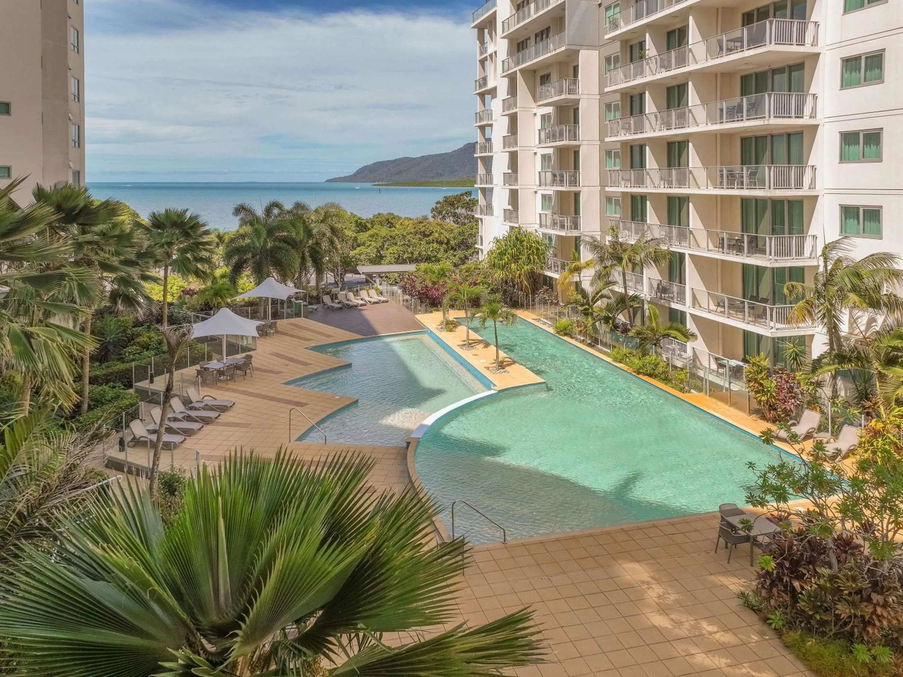 Pool view in Mantra Trilogy