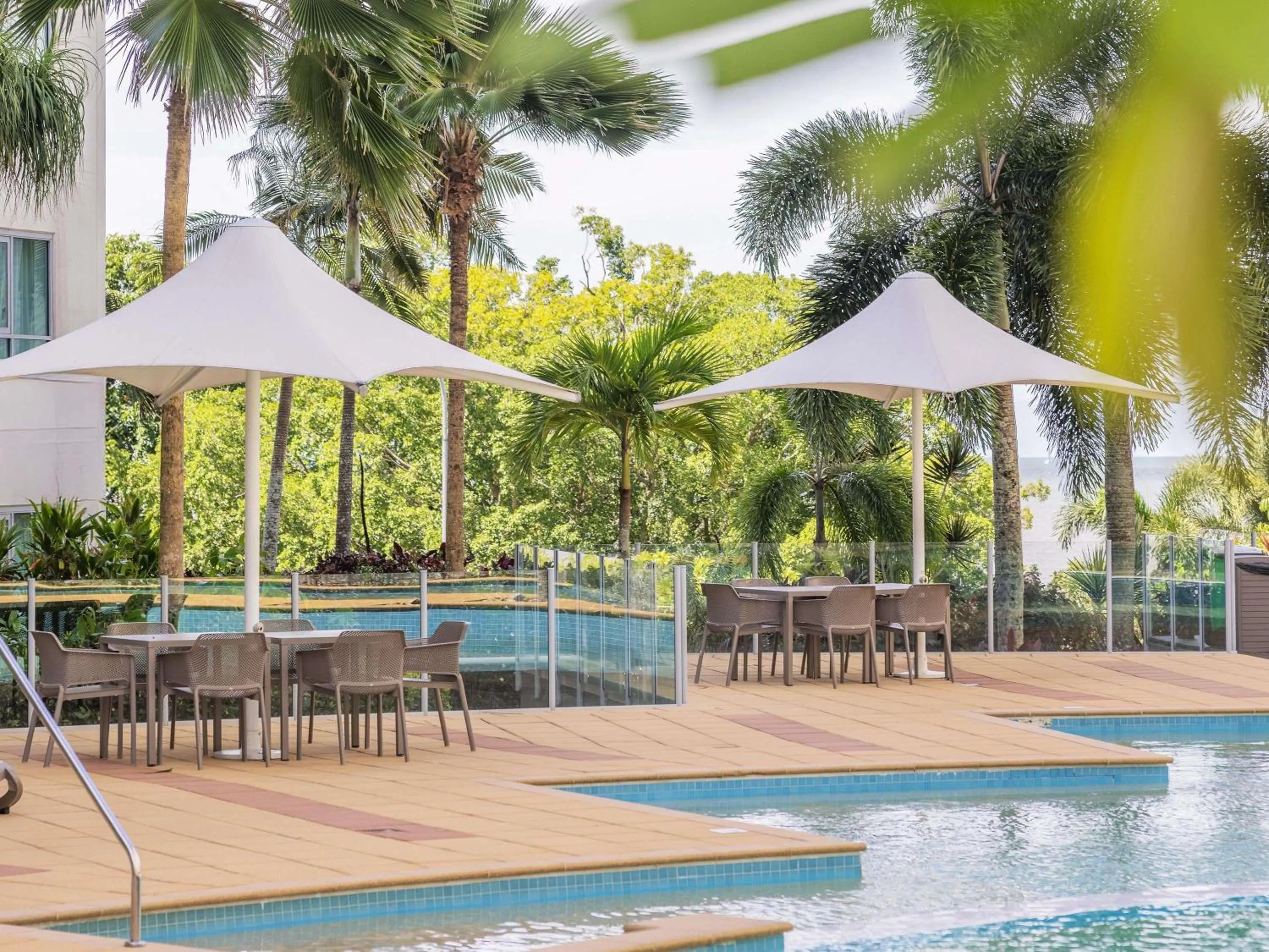 Pool view in Mantra Trilogy