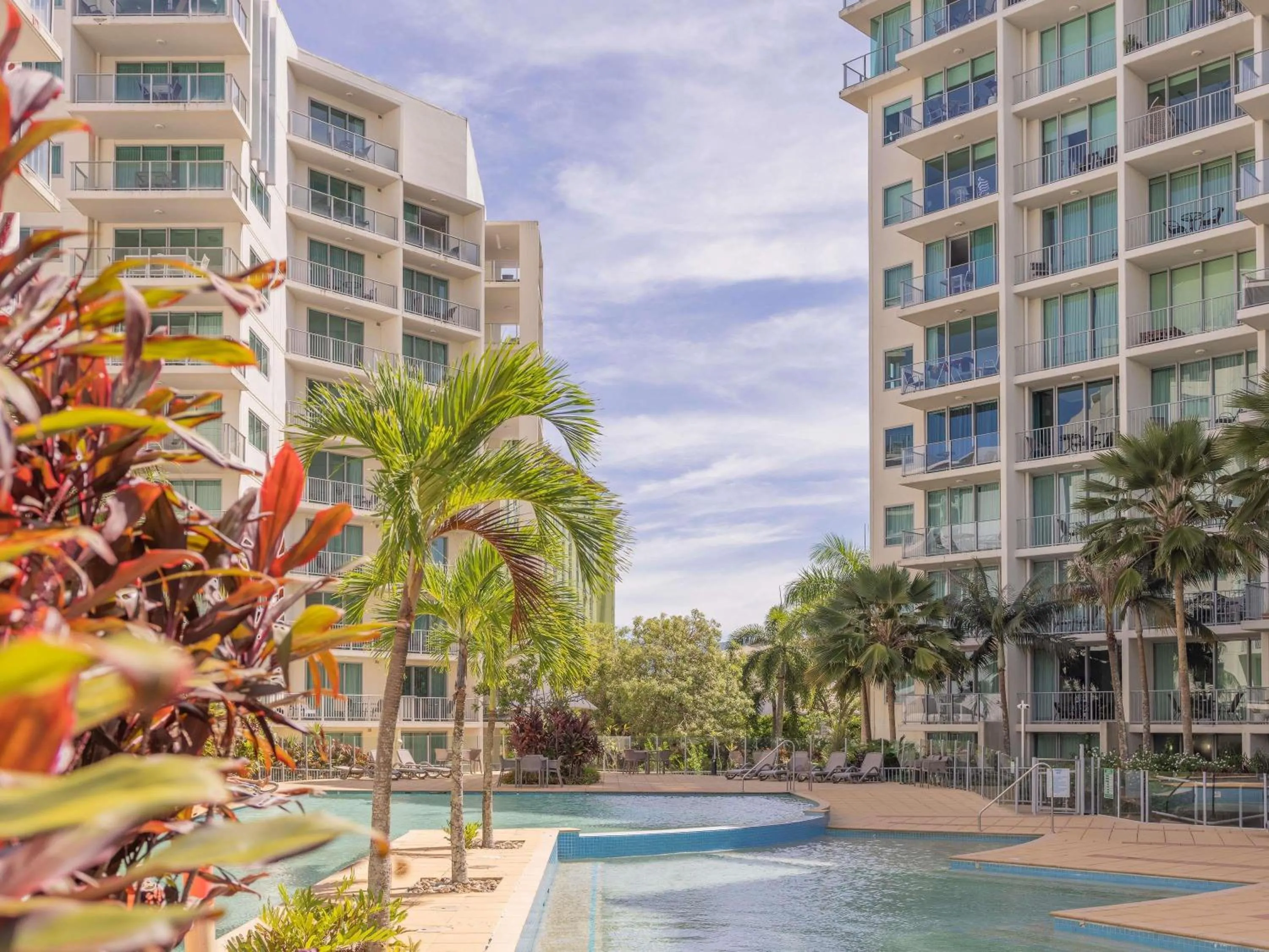 Pool view in Mantra Trilogy