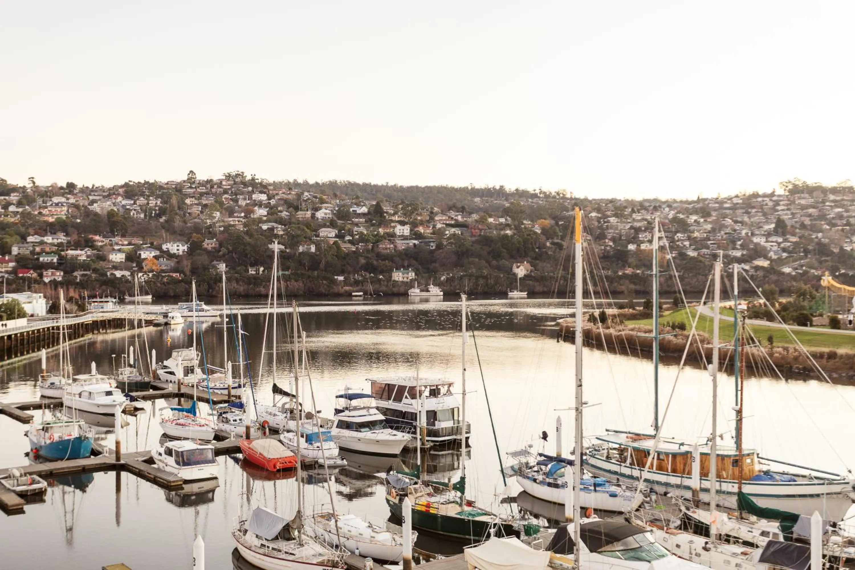 River view in Peppers Seaport Launceston