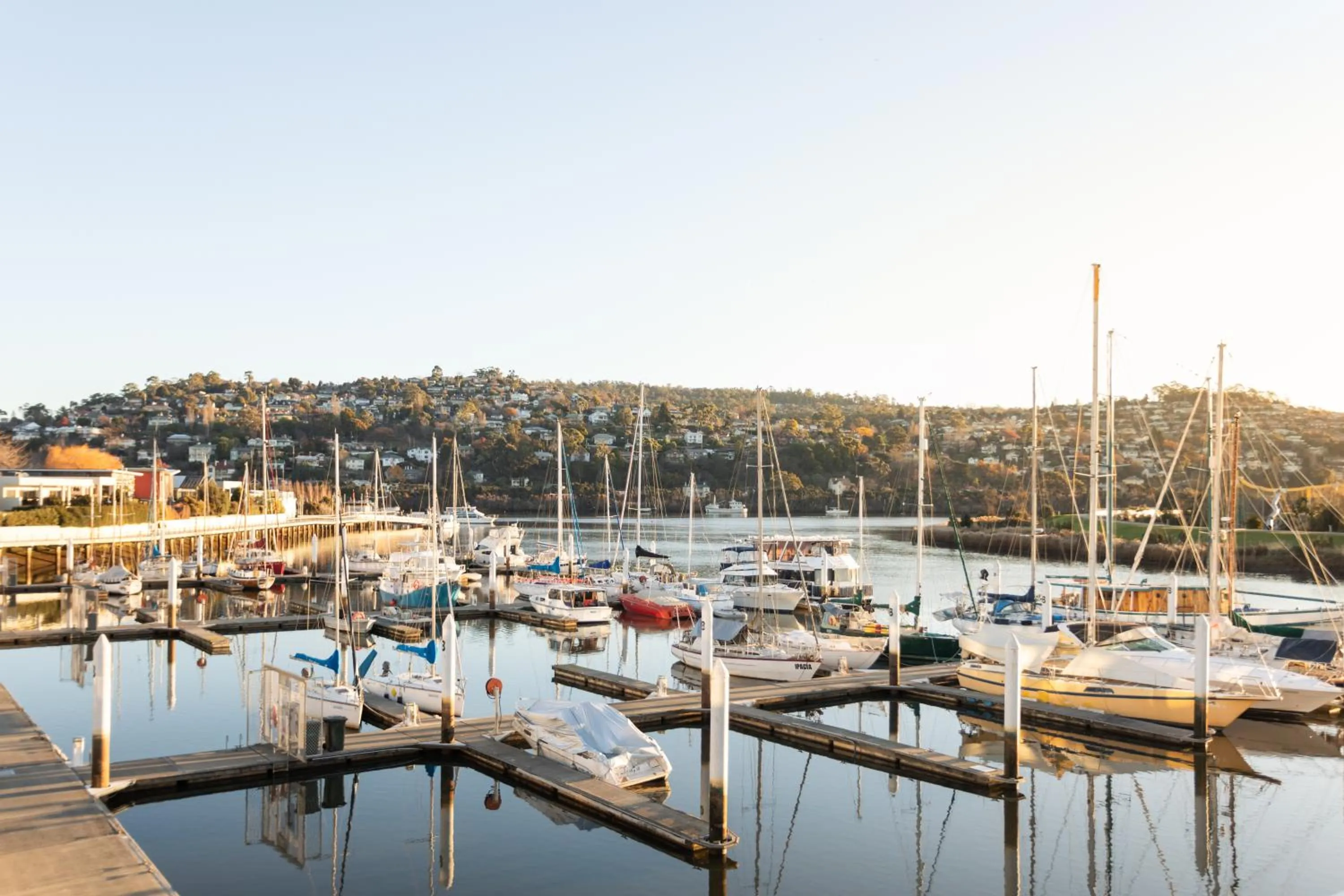 River view in Peppers Seaport Launceston