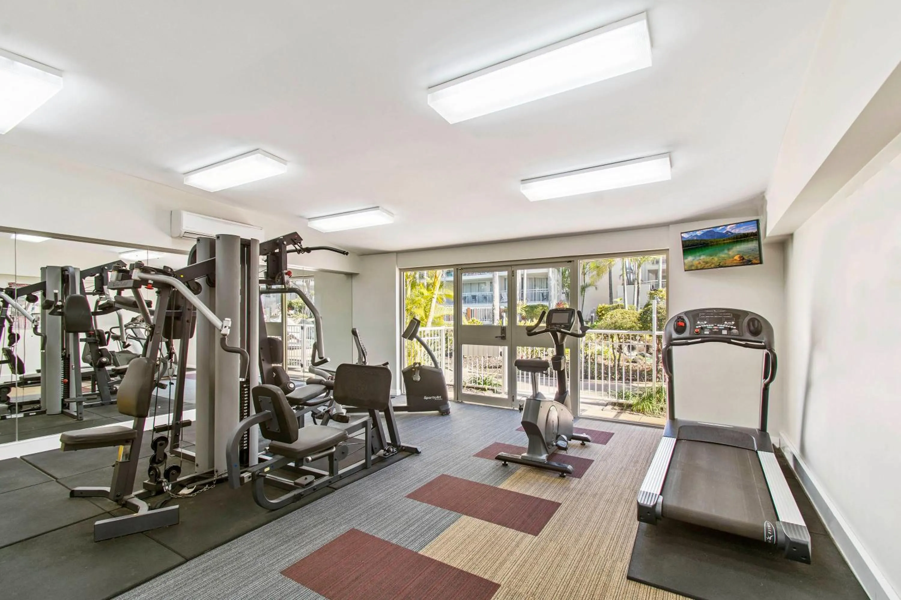 Fitness centre/facilities in BreakFree Alexandra Beach