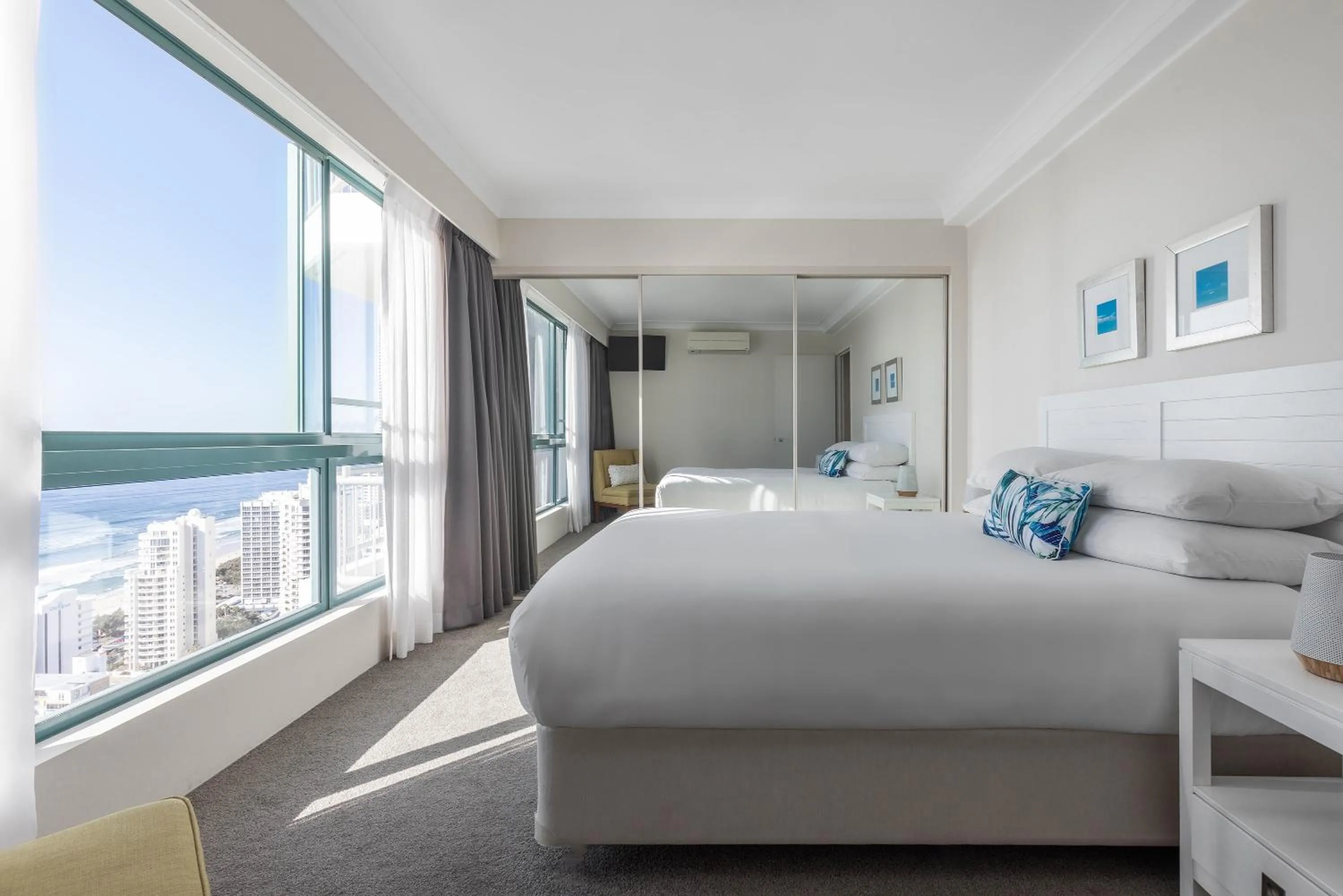 Bedroom, Bed in Mantra Crown Towers