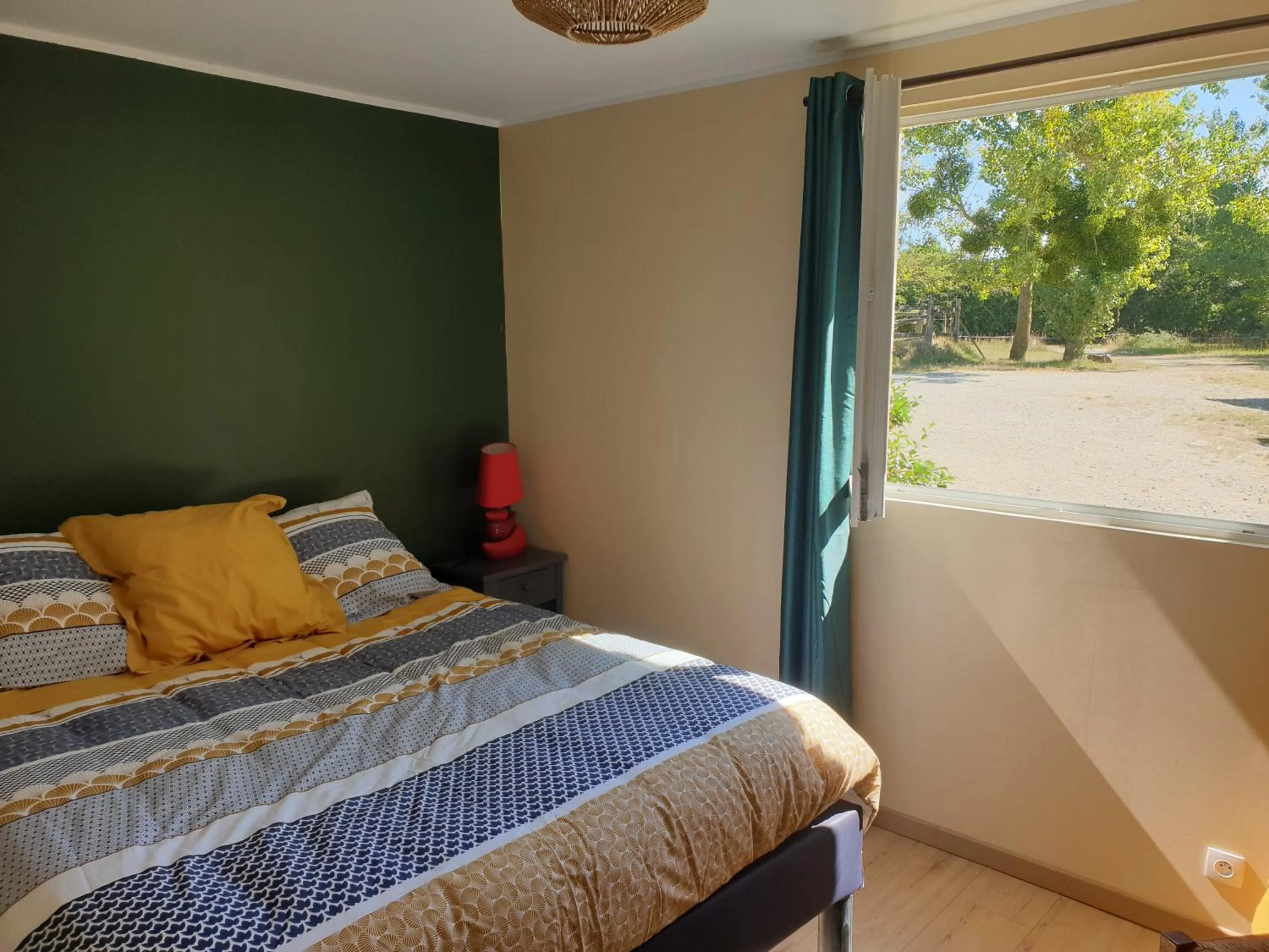 Bed in Gîte et Chambre d'hôte de l'élevage du Lattay