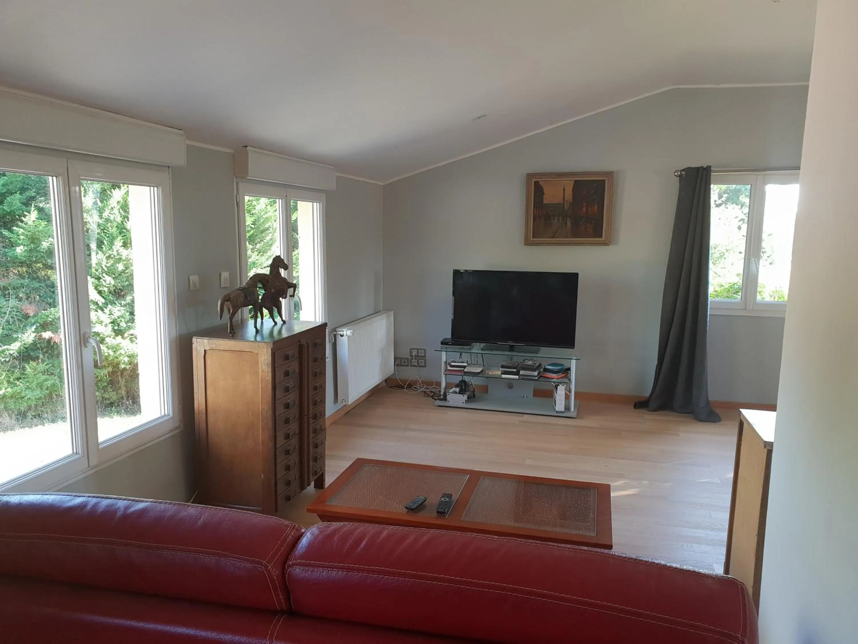 TV and multimedia in Gîte et Chambre d'hôte de l'élevage du Lattay