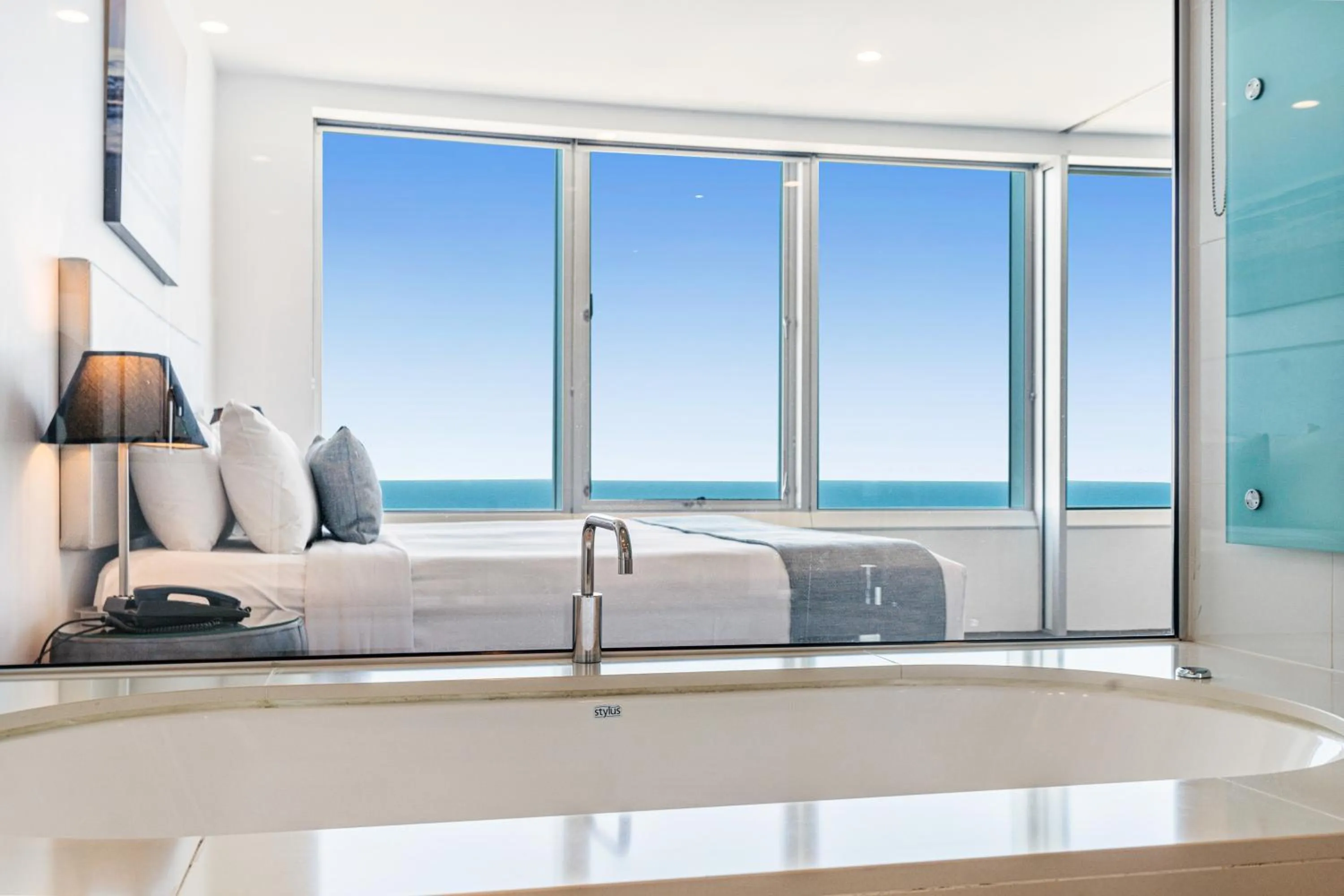 Bathroom, Bed in Q1 Resort & Spa - Official