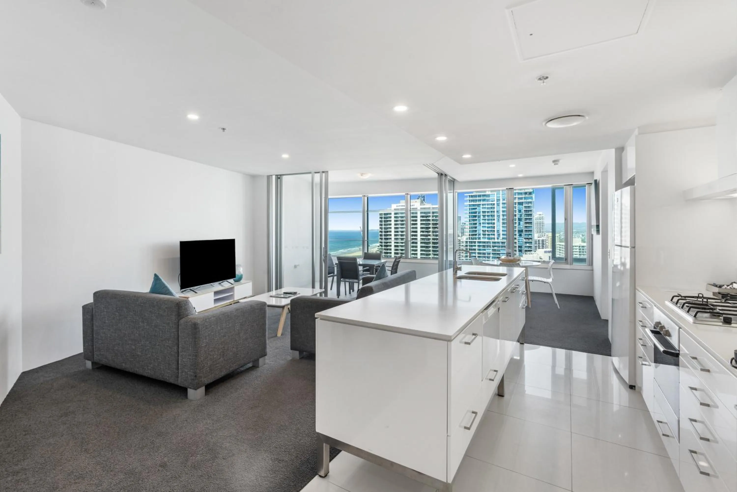 Kitchen or kitchenette in Q1 Resort & Spa - Official