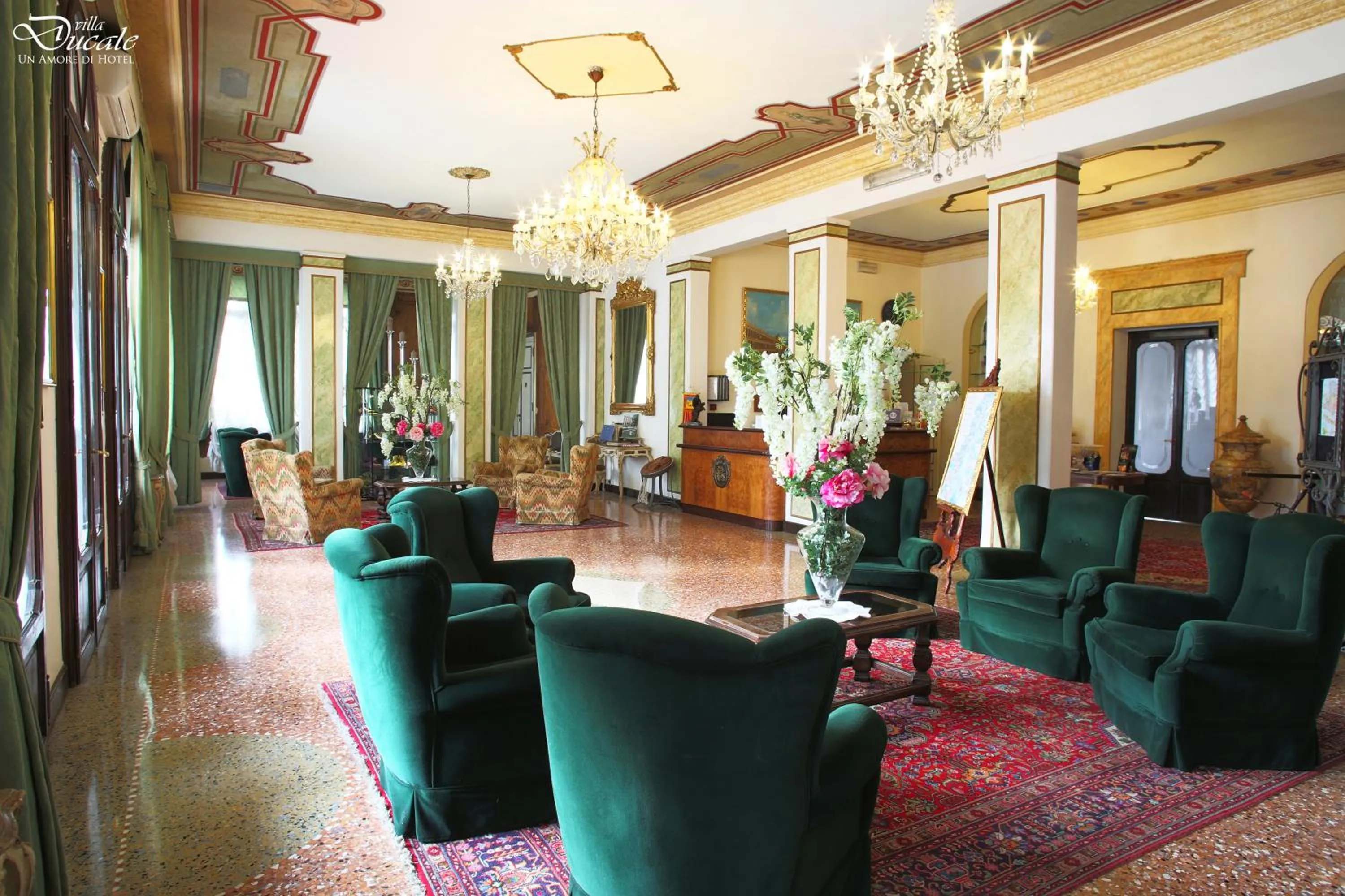 Lobby or reception in Villa Ducale Hotel & Ristorante