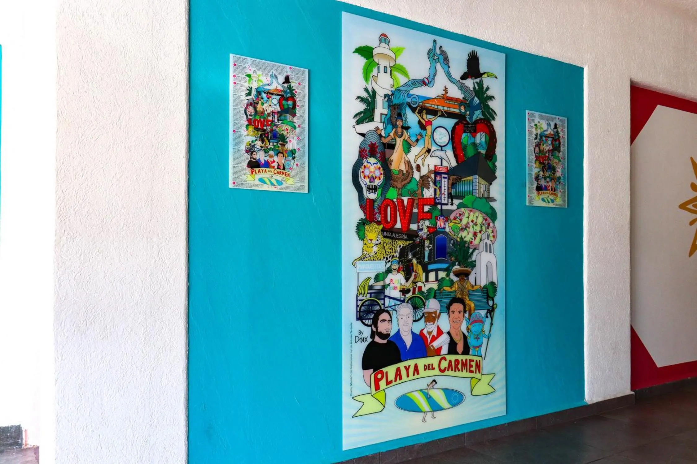 Decorative detail in Hotel MX portal maya