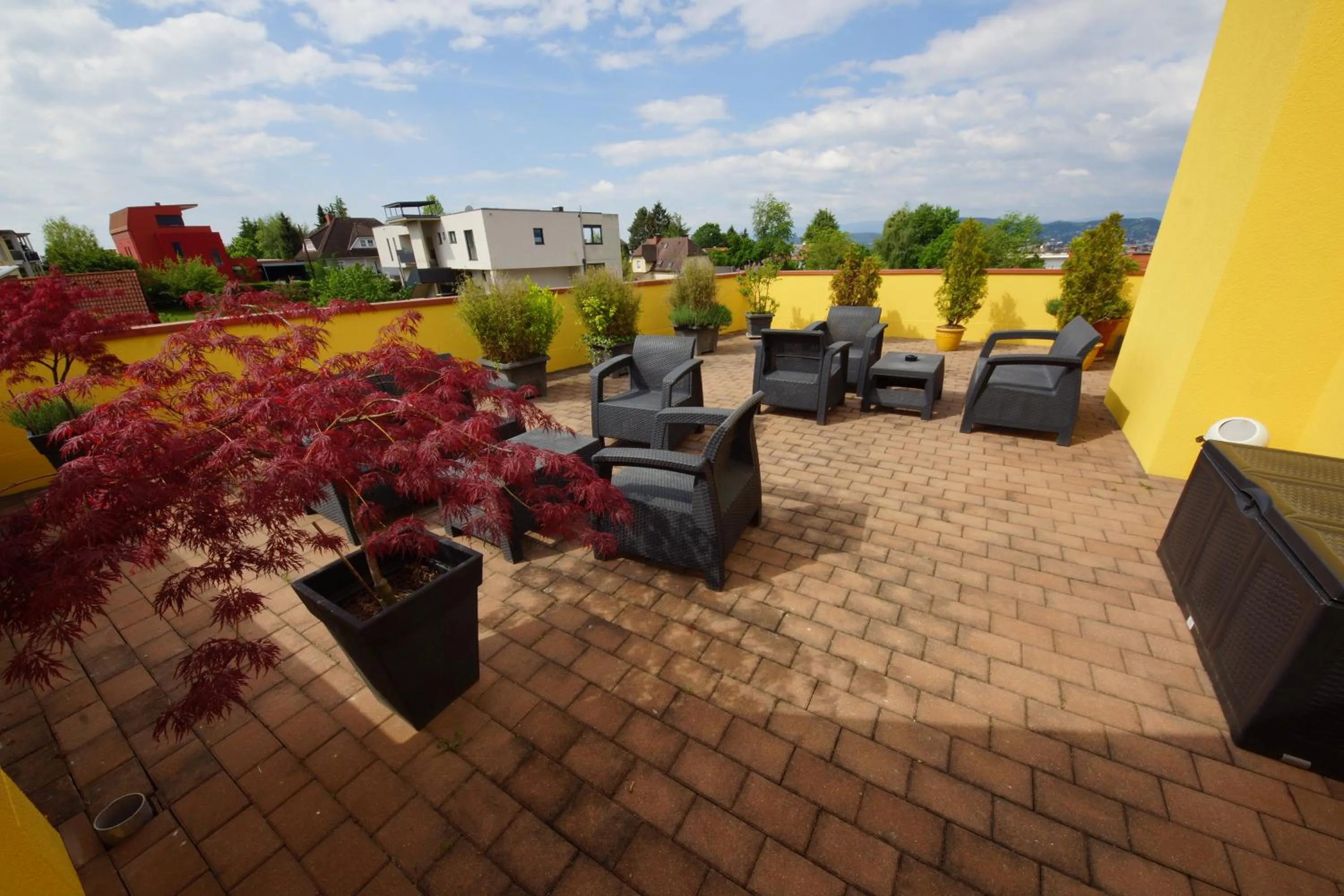 Balcony/Terrace in Der Marienhof Hotel Garni