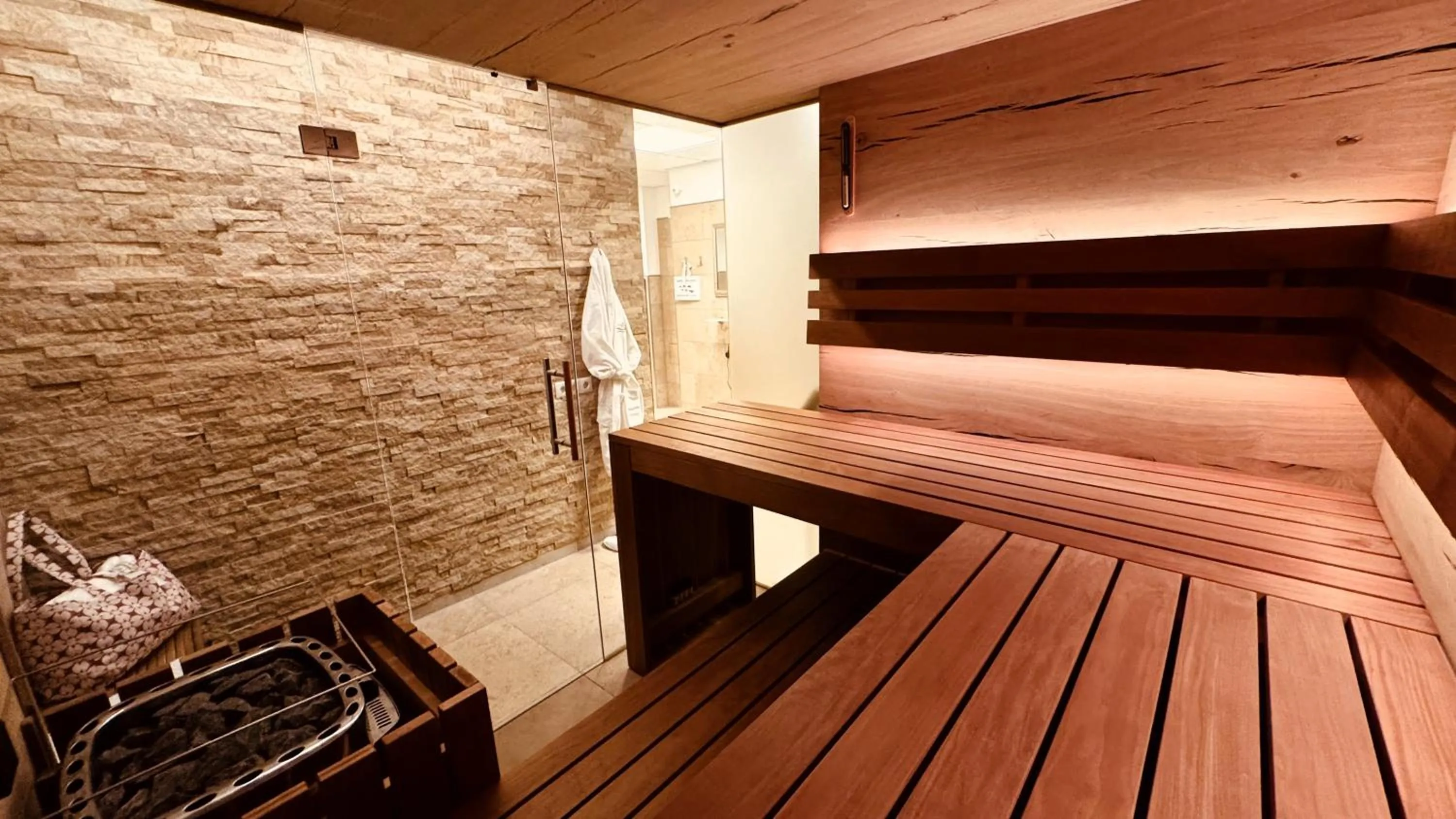 Sauna in Der Marienhof Hotel Garni
