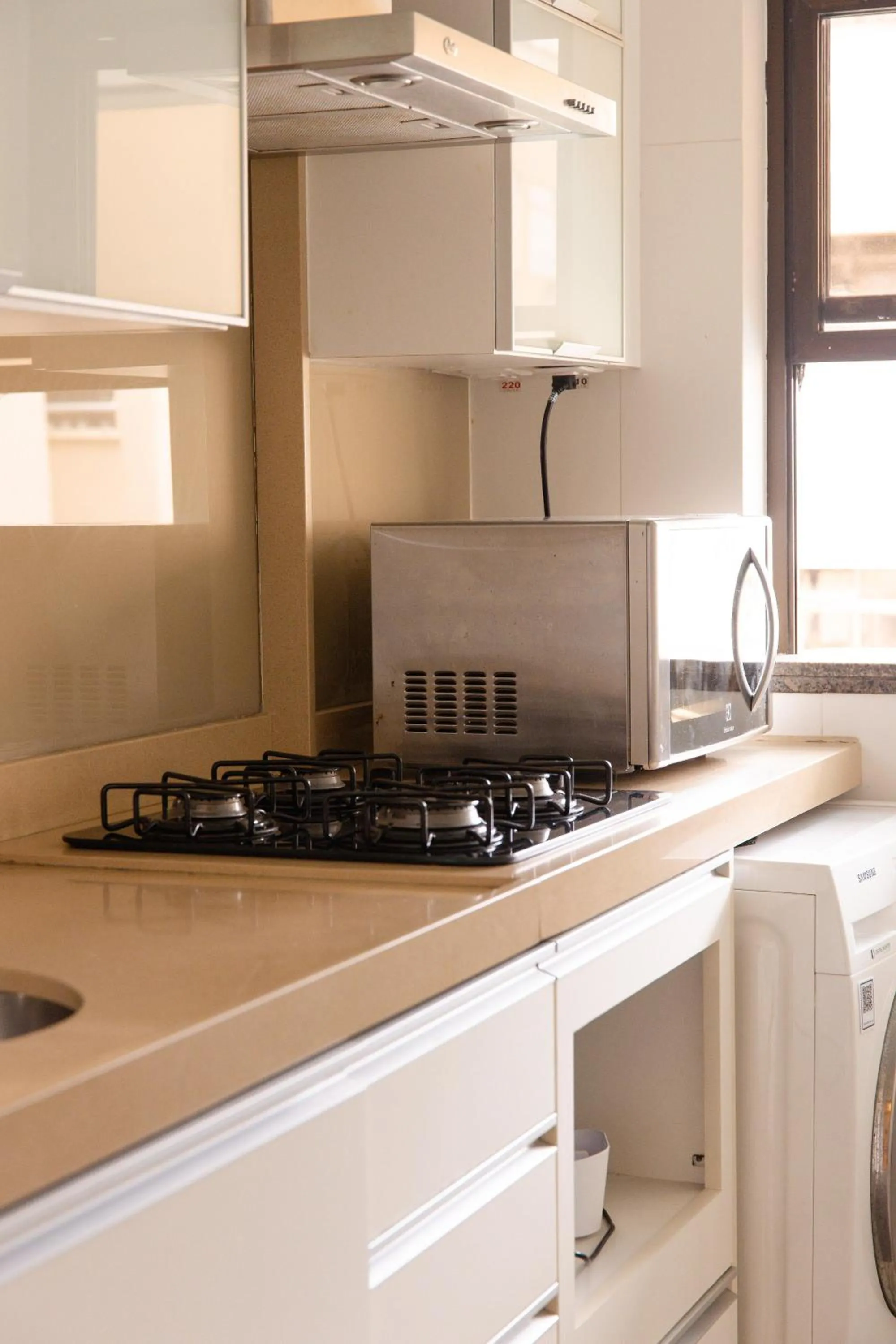 Kitchen or kitchenette in Ipanema Apart-hotel on the Beach