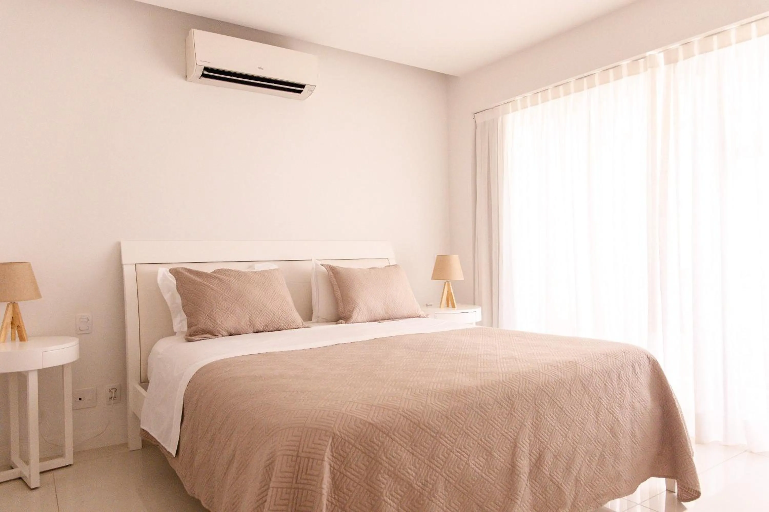 Bedroom in Ipanema Apart-hotel on the Beach
