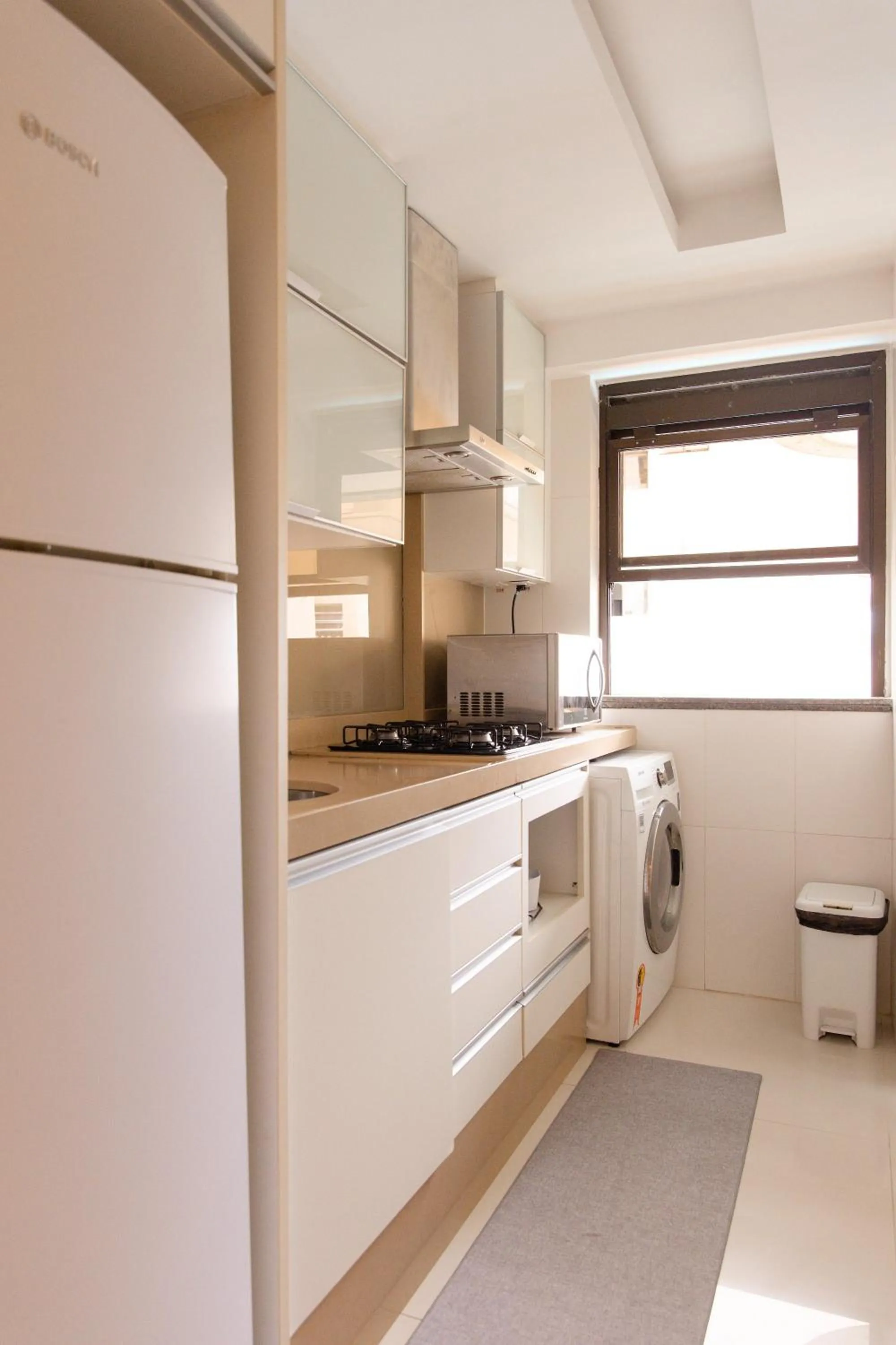 Kitchen or kitchenette in Ipanema Apart-hotel on the Beach