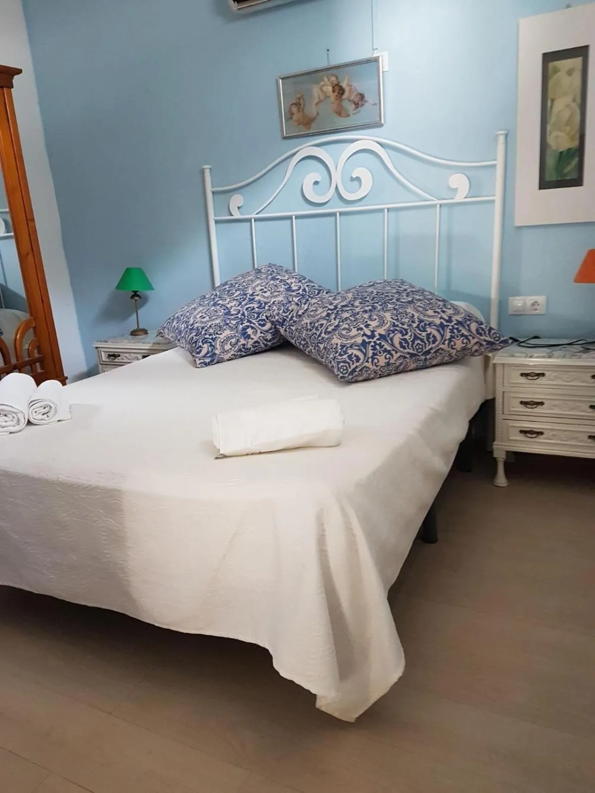 Bed in Cortijo Torreblanca Casa Rural Parque Natural Cabo de Gata