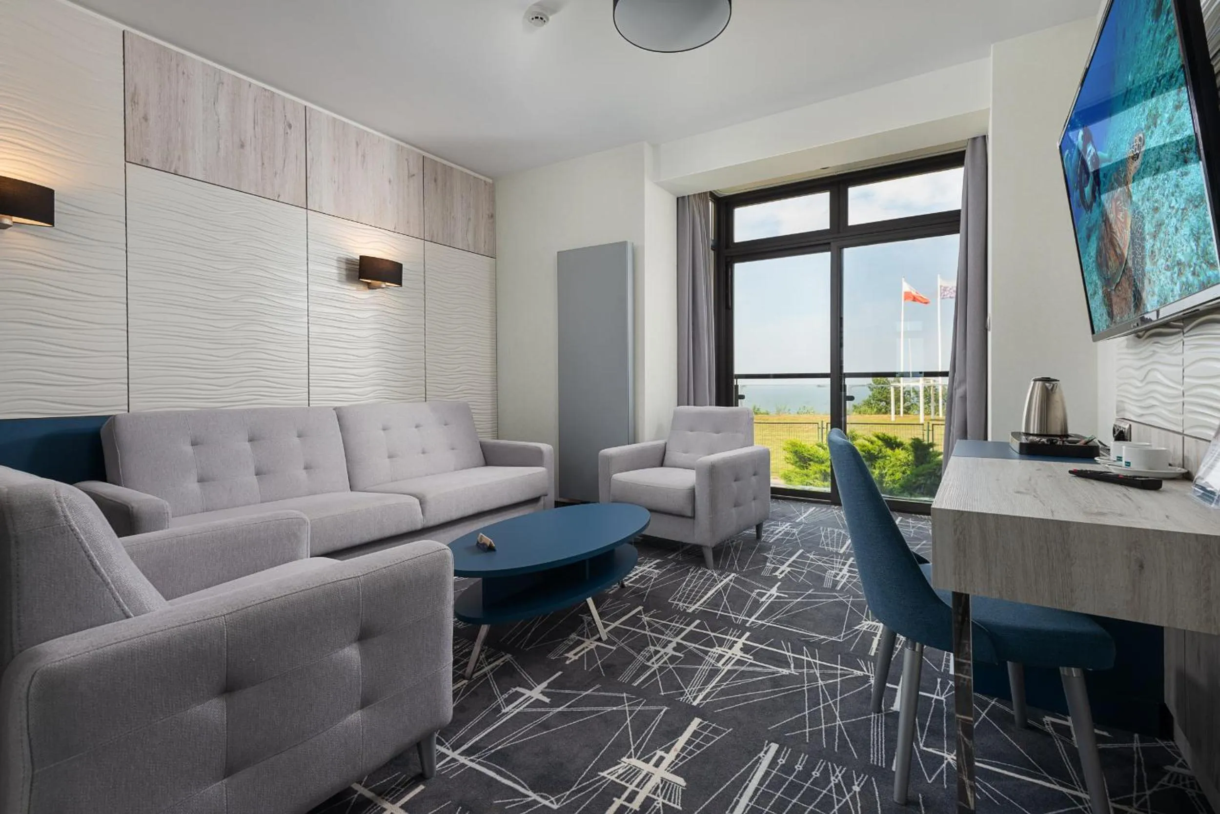 Seating area in Hotel Restauracja Faleza