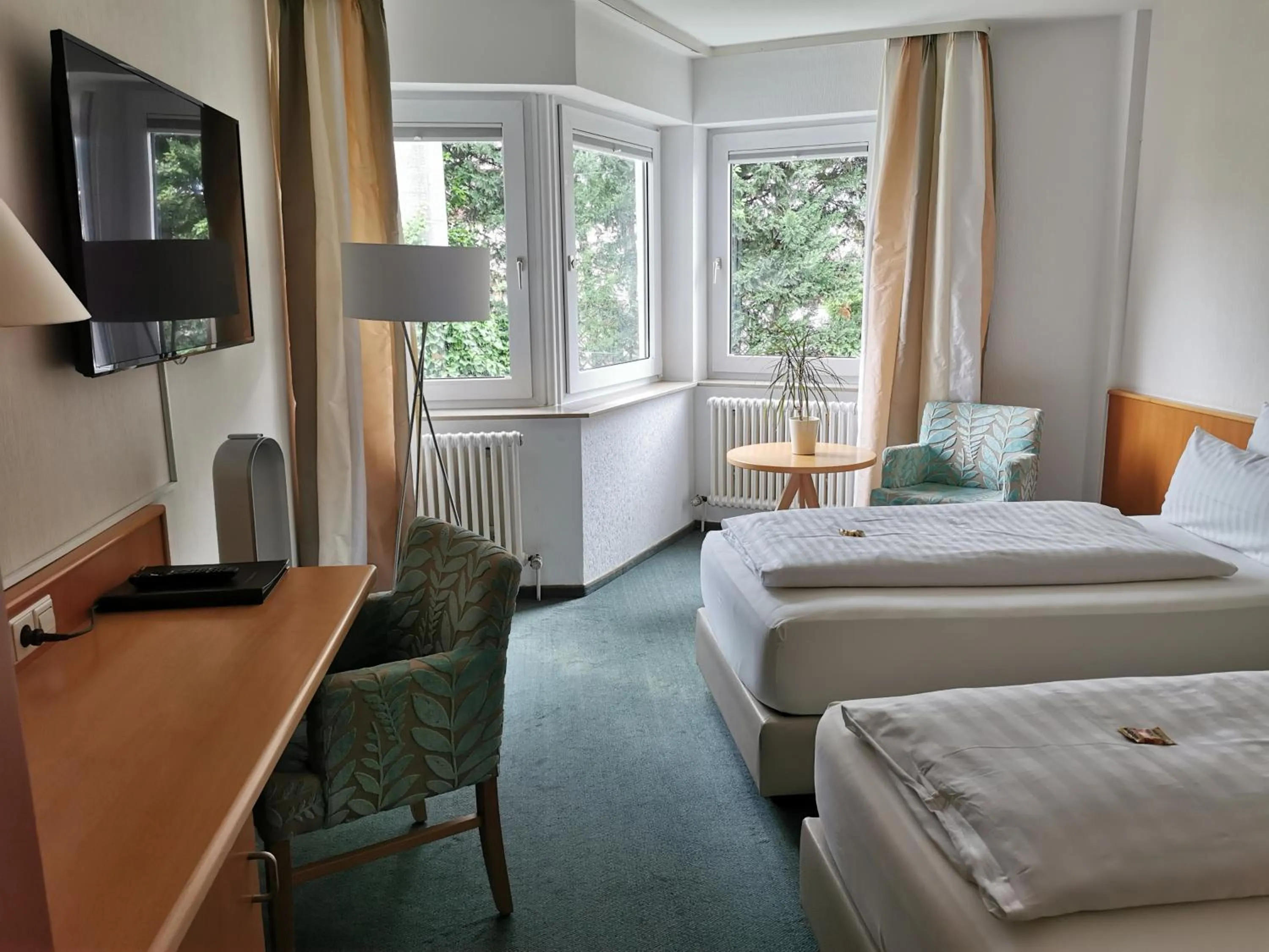 Bed in Hotel Schober