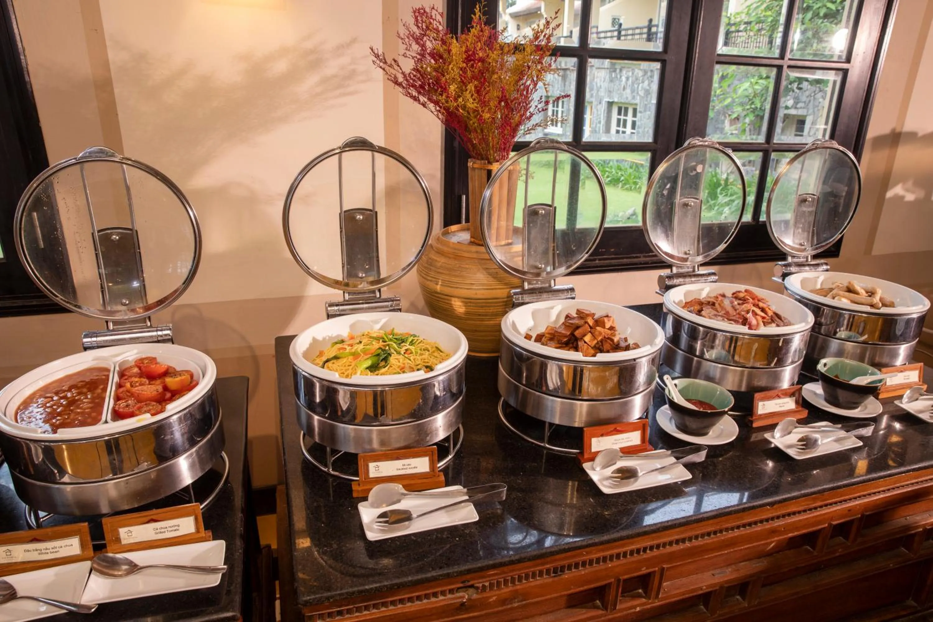 Buffet breakfast in Victoria Hoi An Beach Resort & Spa