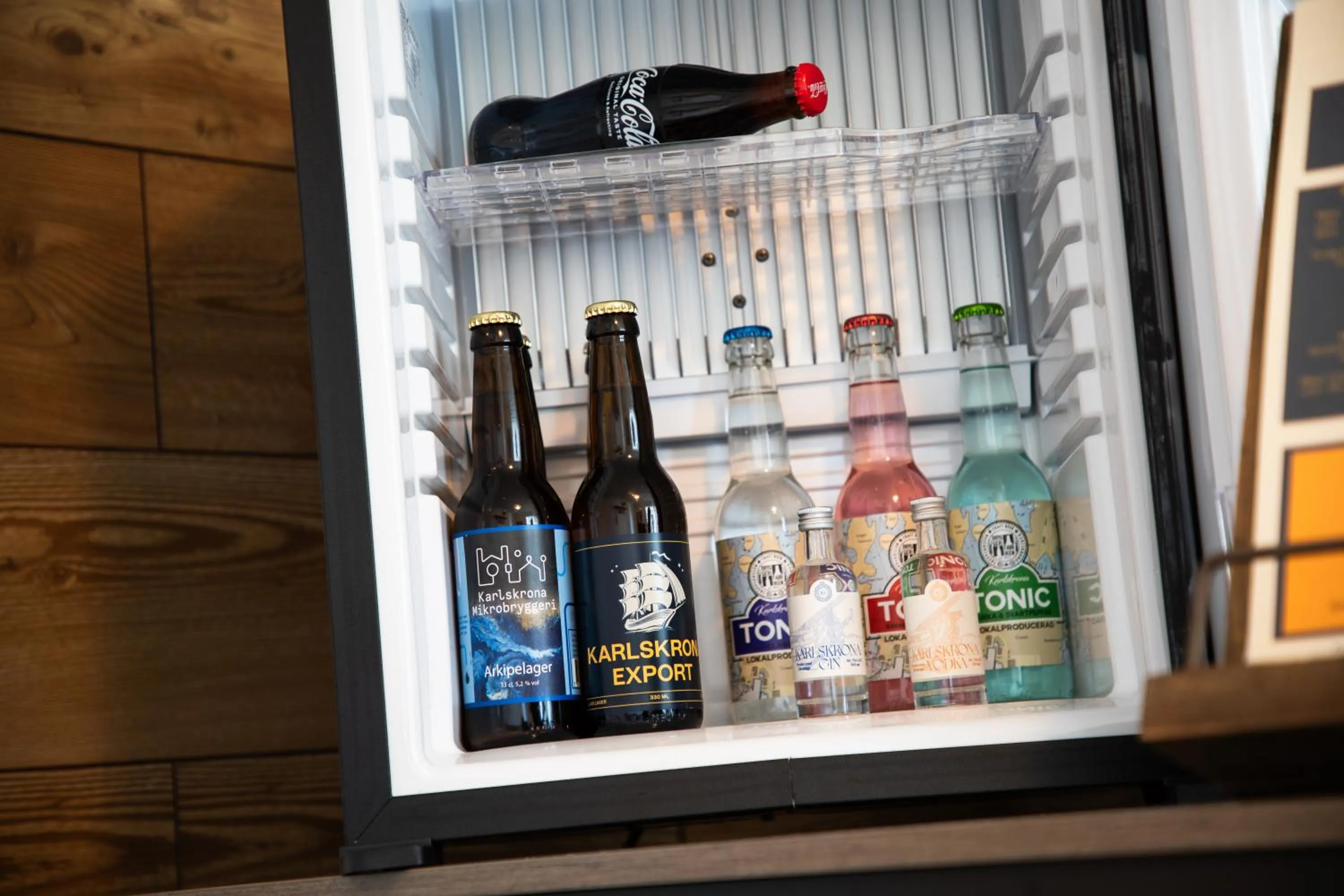 minibar in The Brewery Hotel