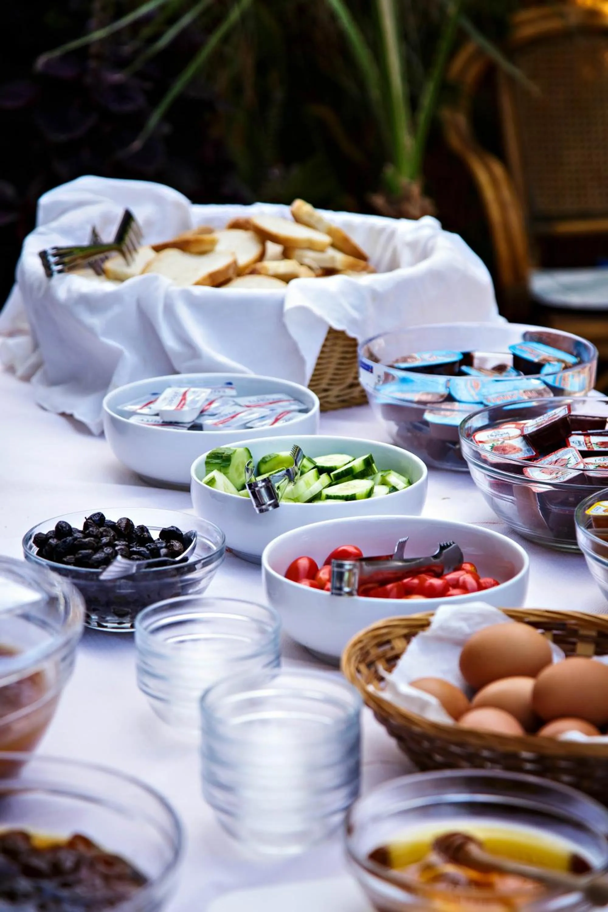 Food close-up in Hotel Ideon