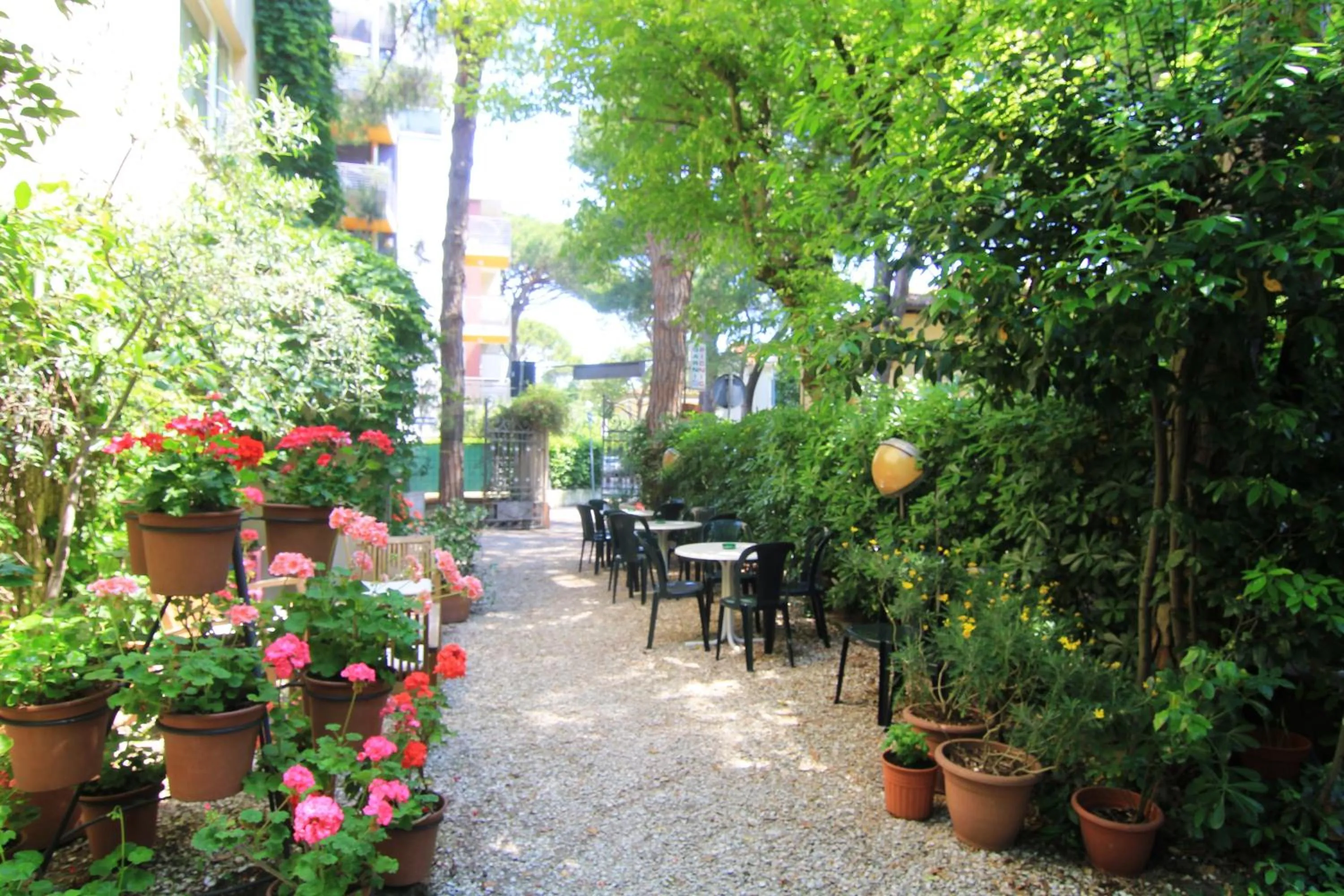 Garden view in Hotel Garni Picnic