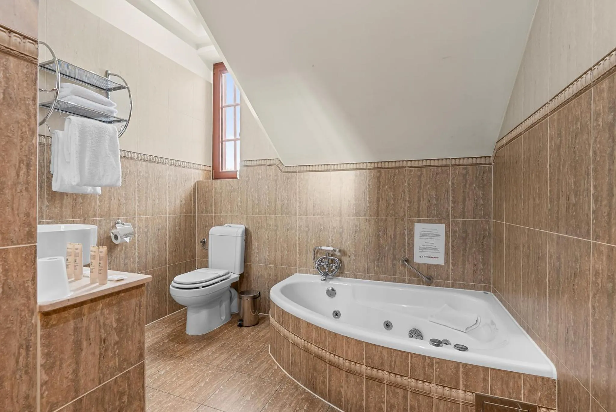 Toilet in Hotel Diament Arsenal Palace Katowice - Chorzów