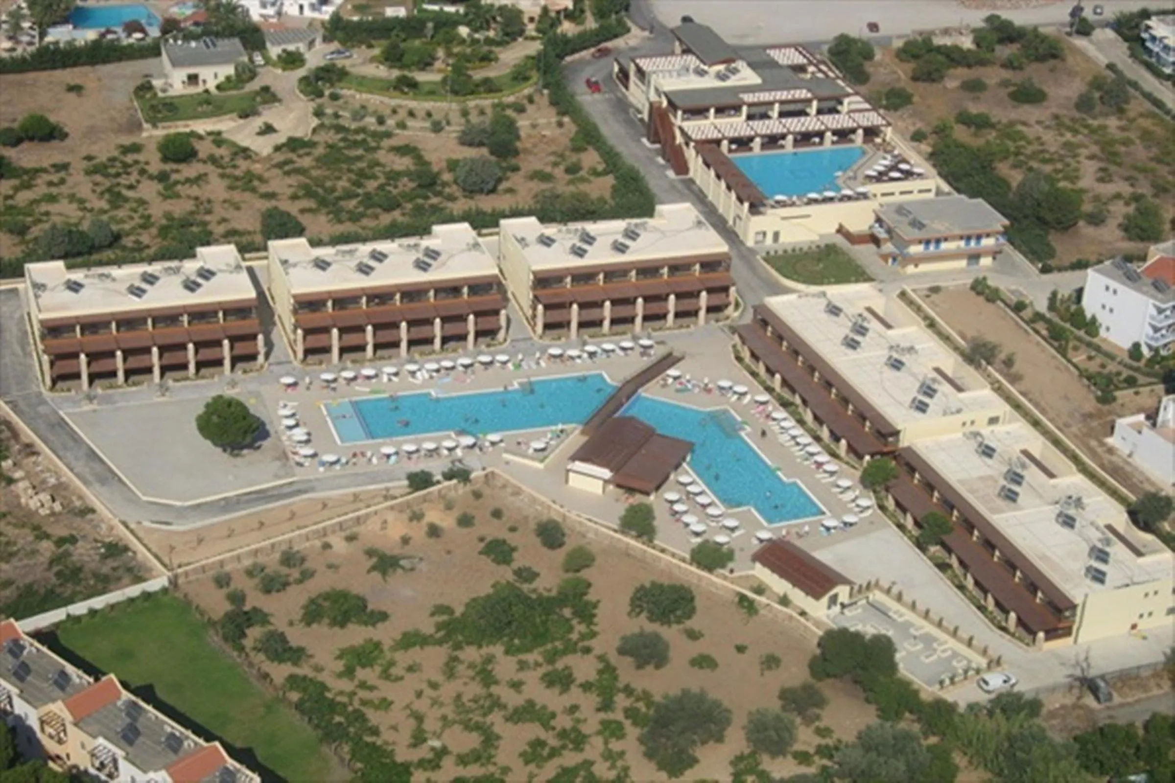 Bird's eye view in Island Blue Hotel