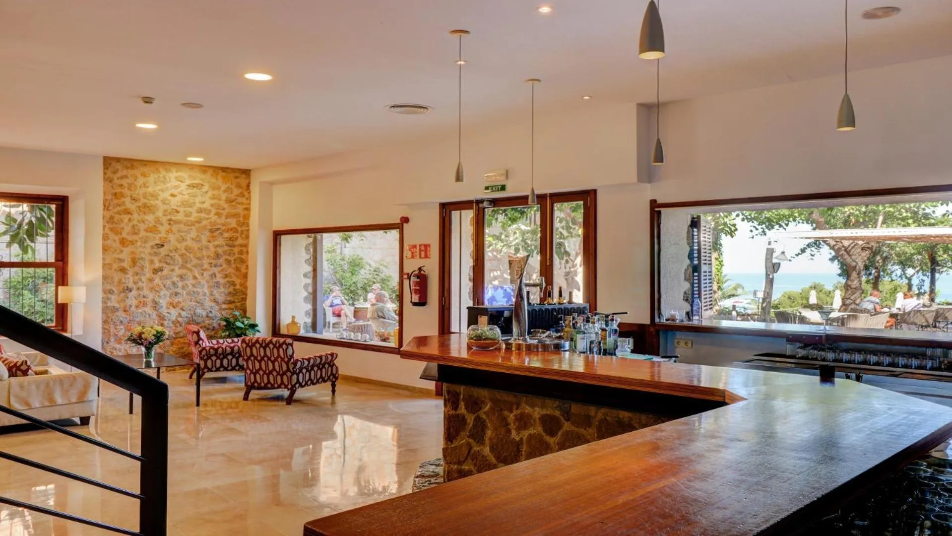 Lounge or bar in Hoposa Costa D'or - Adults Only