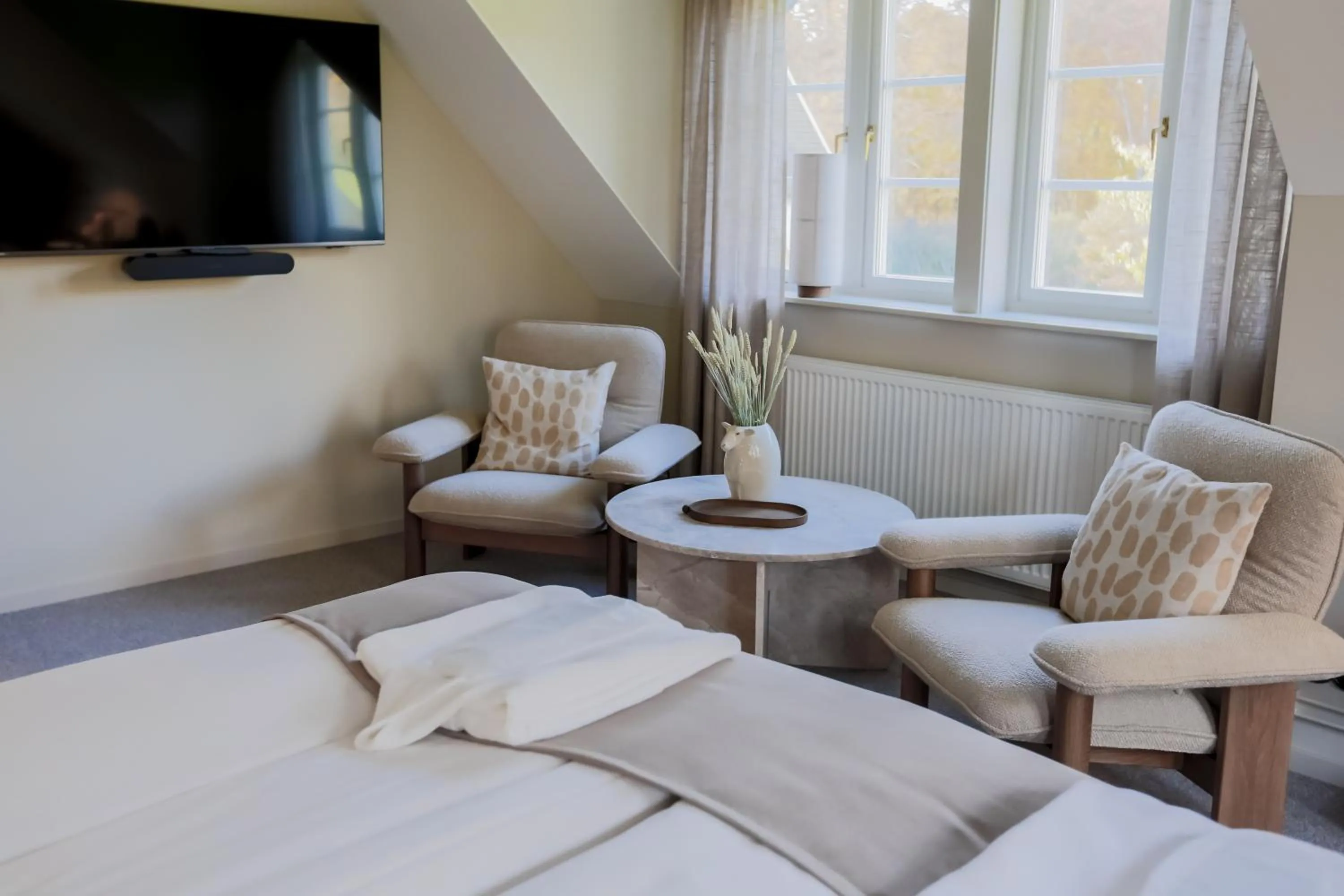 Photo of the whole room, Bed in Margretetorps Gästgifvaregård