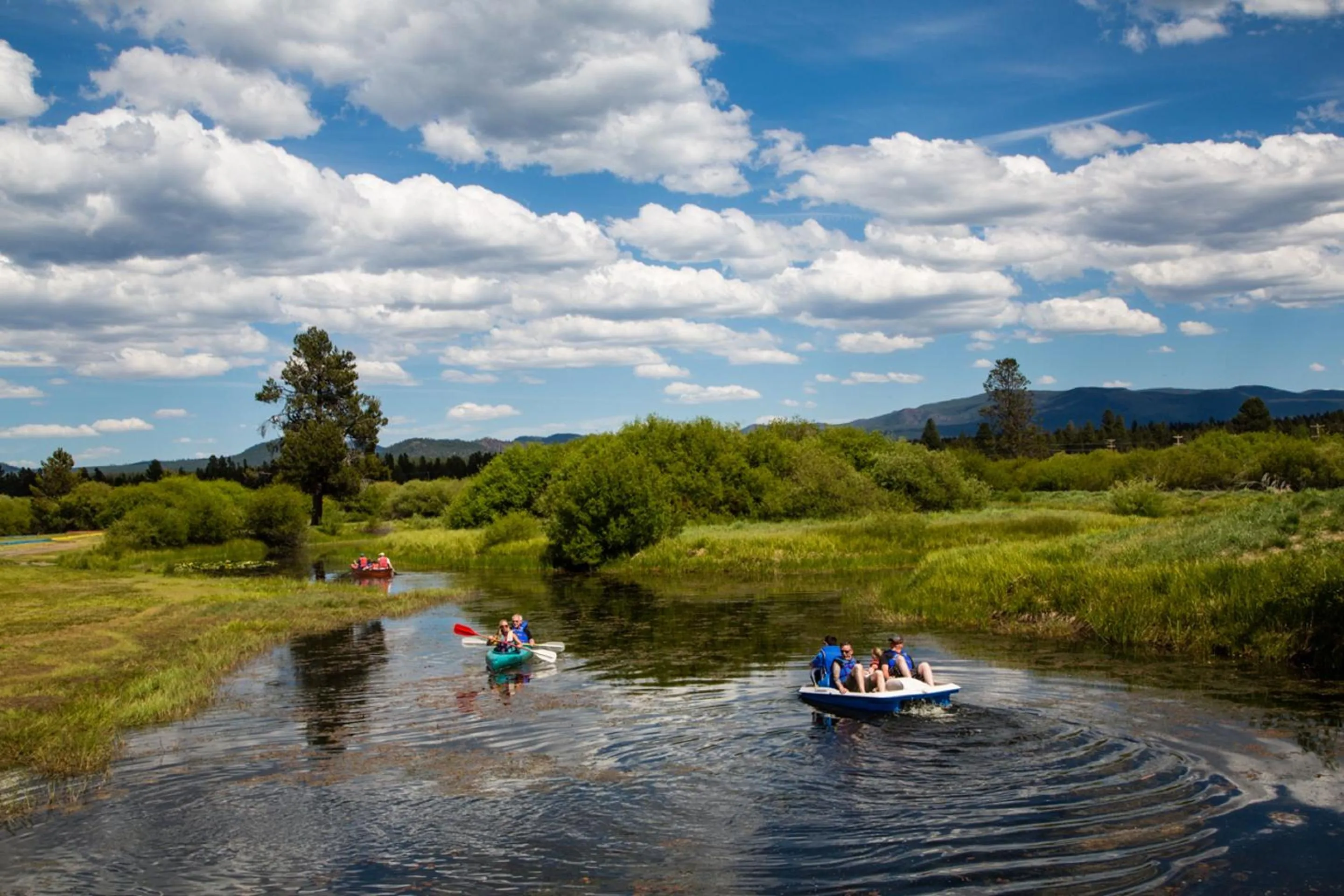Canoeing in Bend-Sunriver Camping Resort Cottage 1