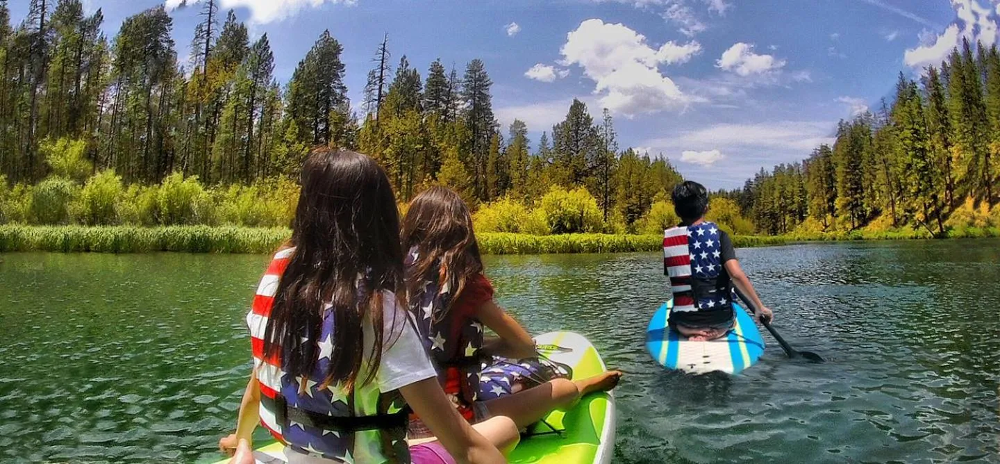 Bend-Sunriver Camping Resort 24 ft. Yurt 9