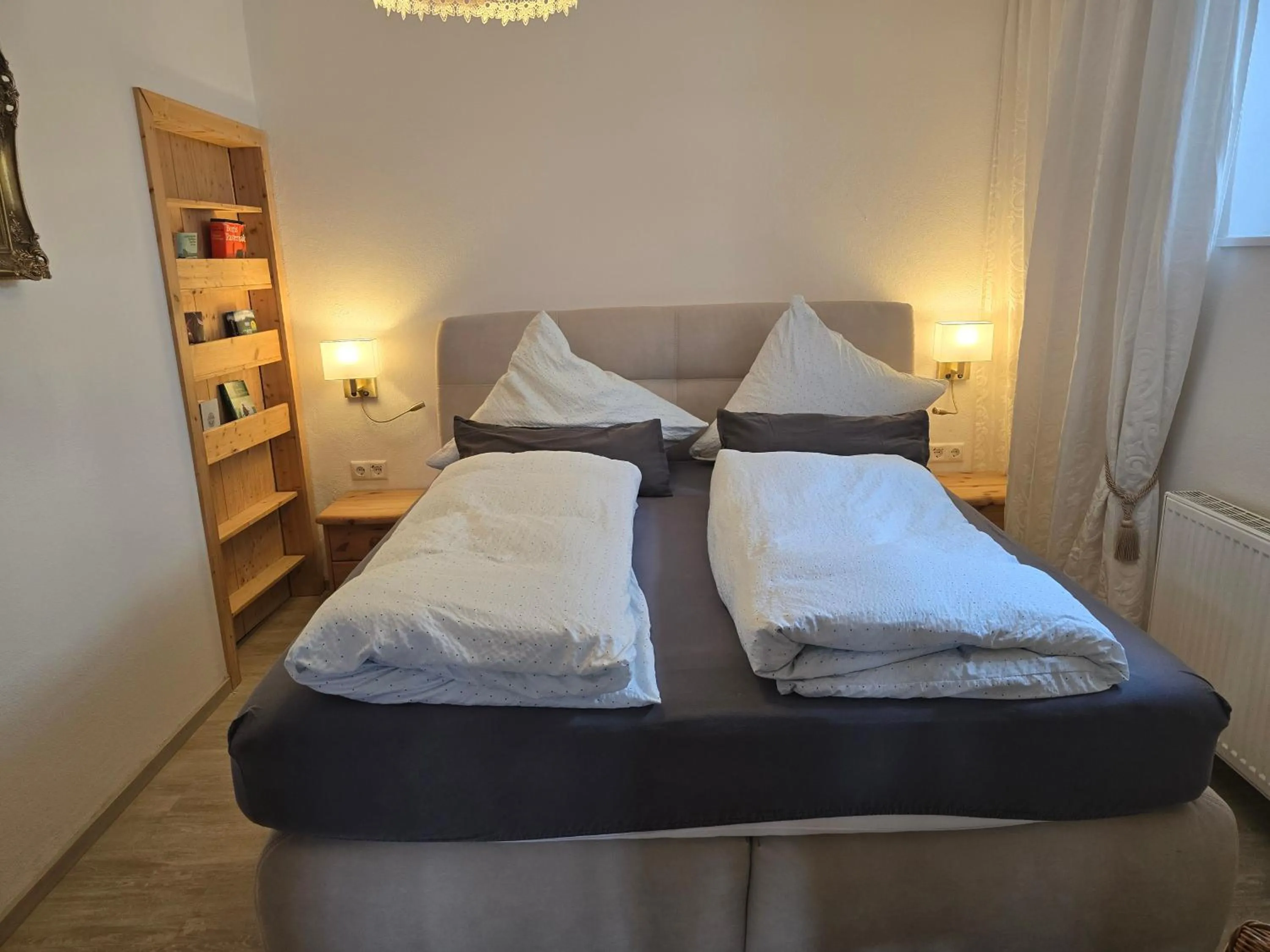 Bed in Ferienwohnung Christine