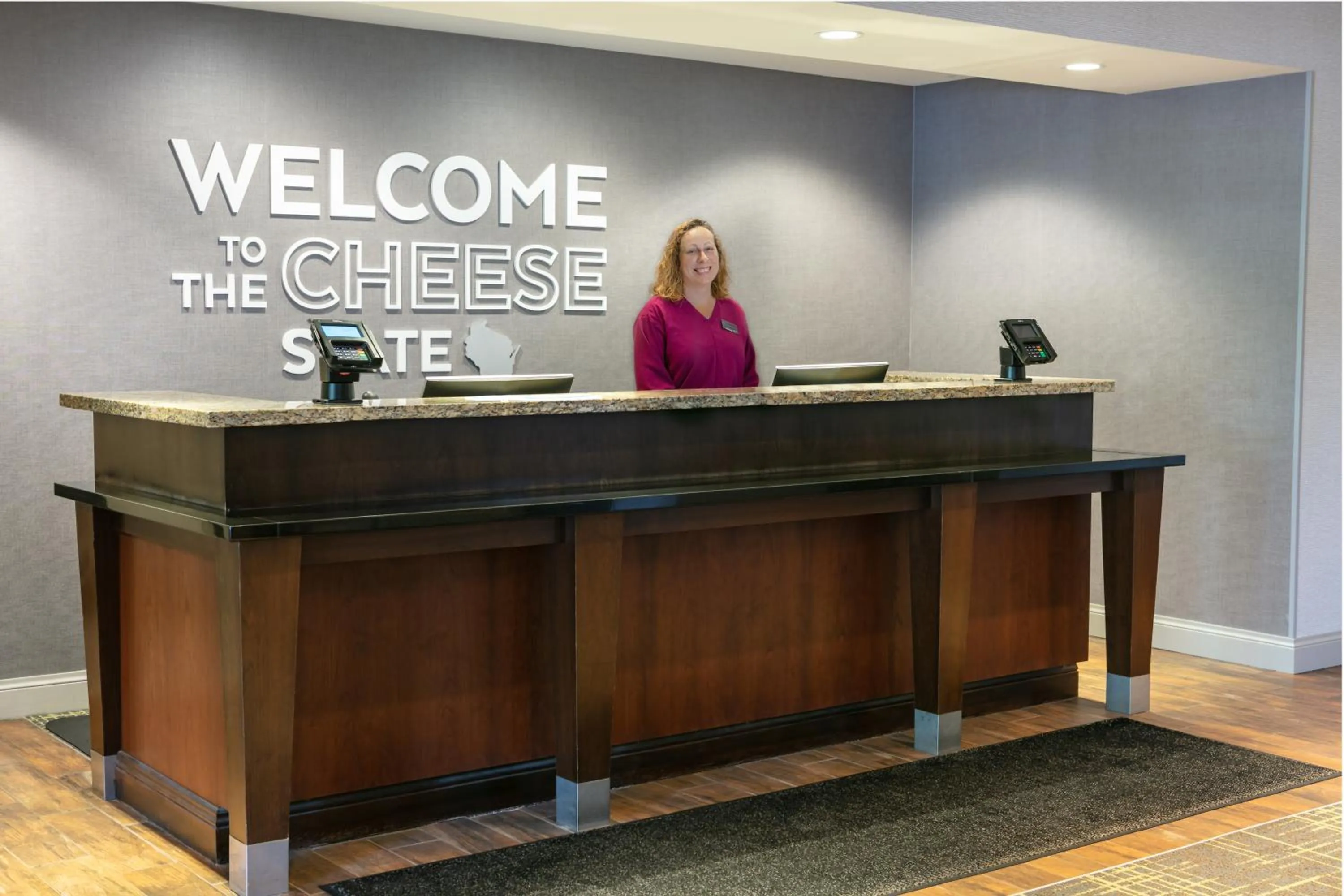 Lobby or reception in Hampton Inn & Suites Grafton