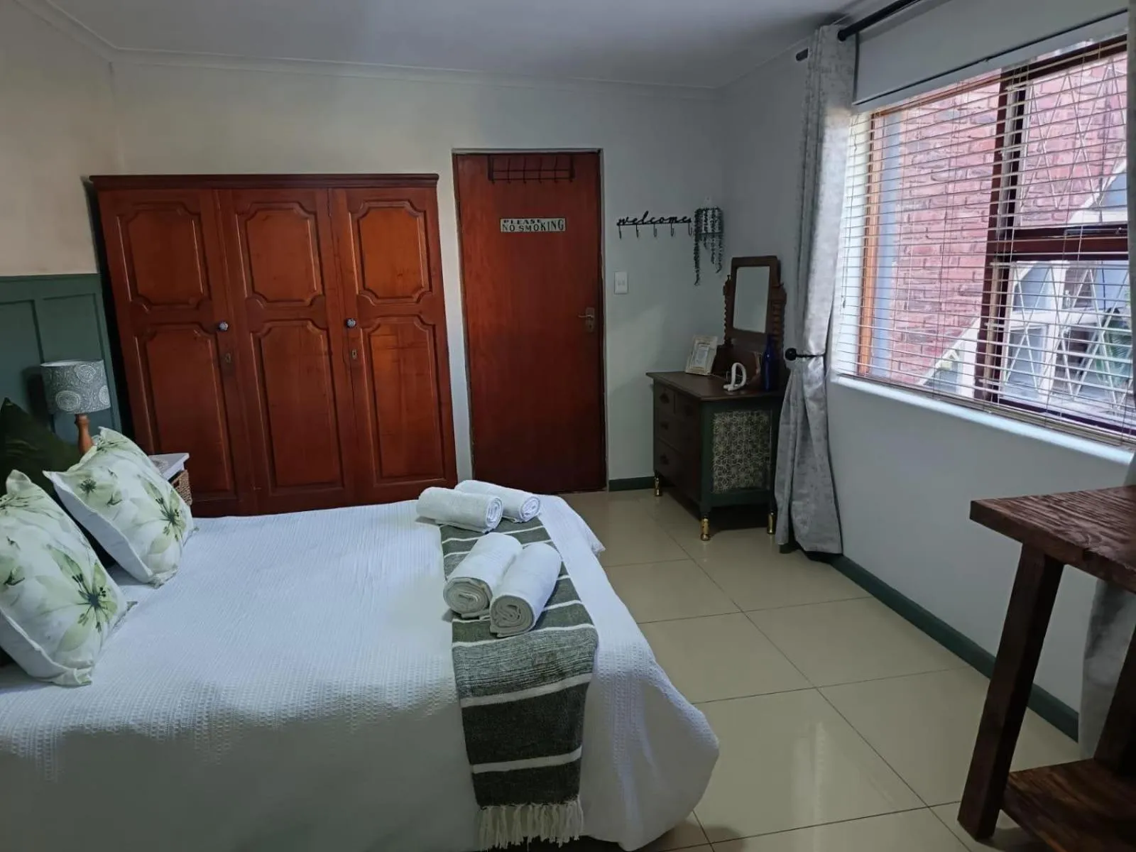 Bed in Bluewater Guesthouse