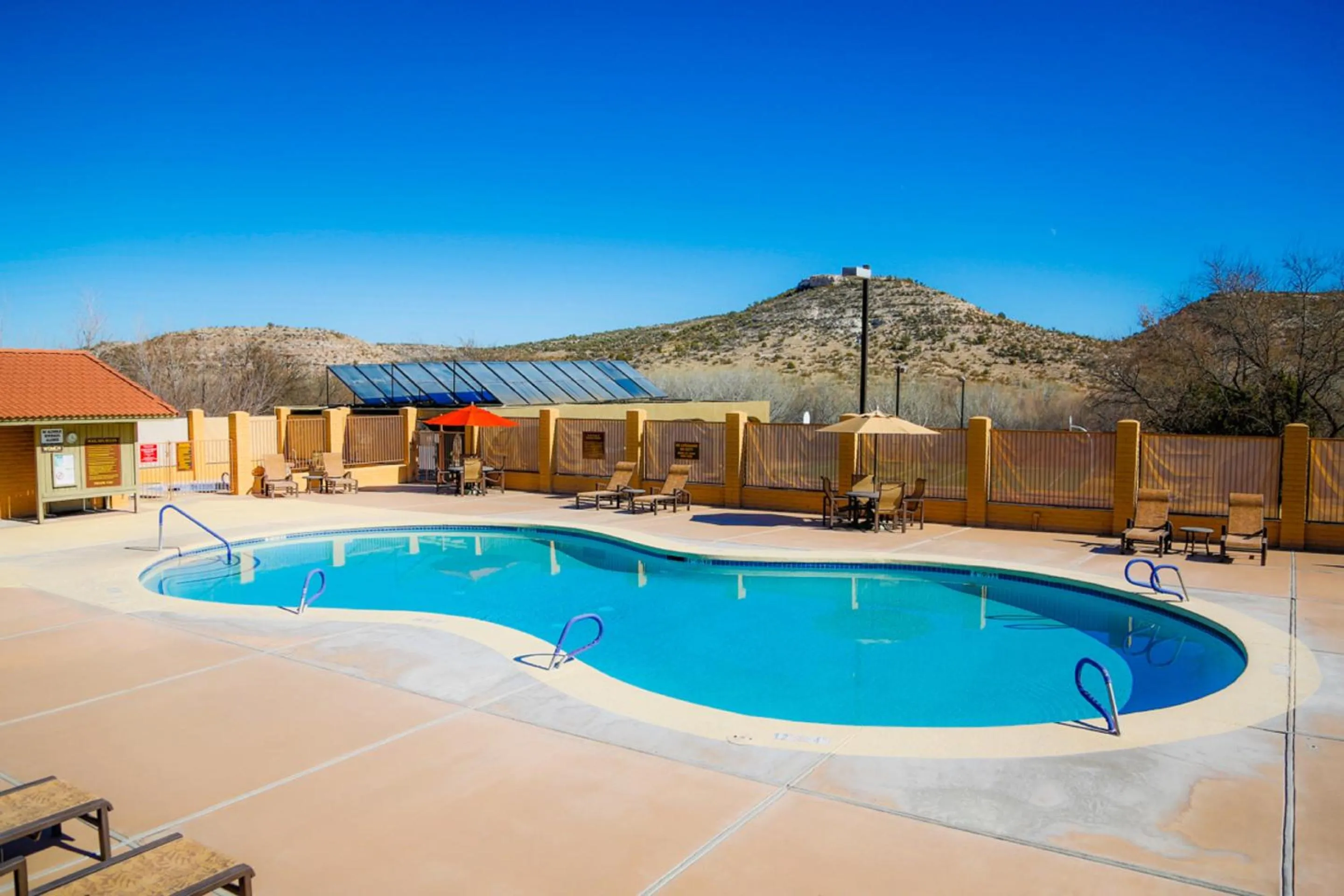 Swimming pool in Verde Valley One-Bedroom Park Model Cabin 13