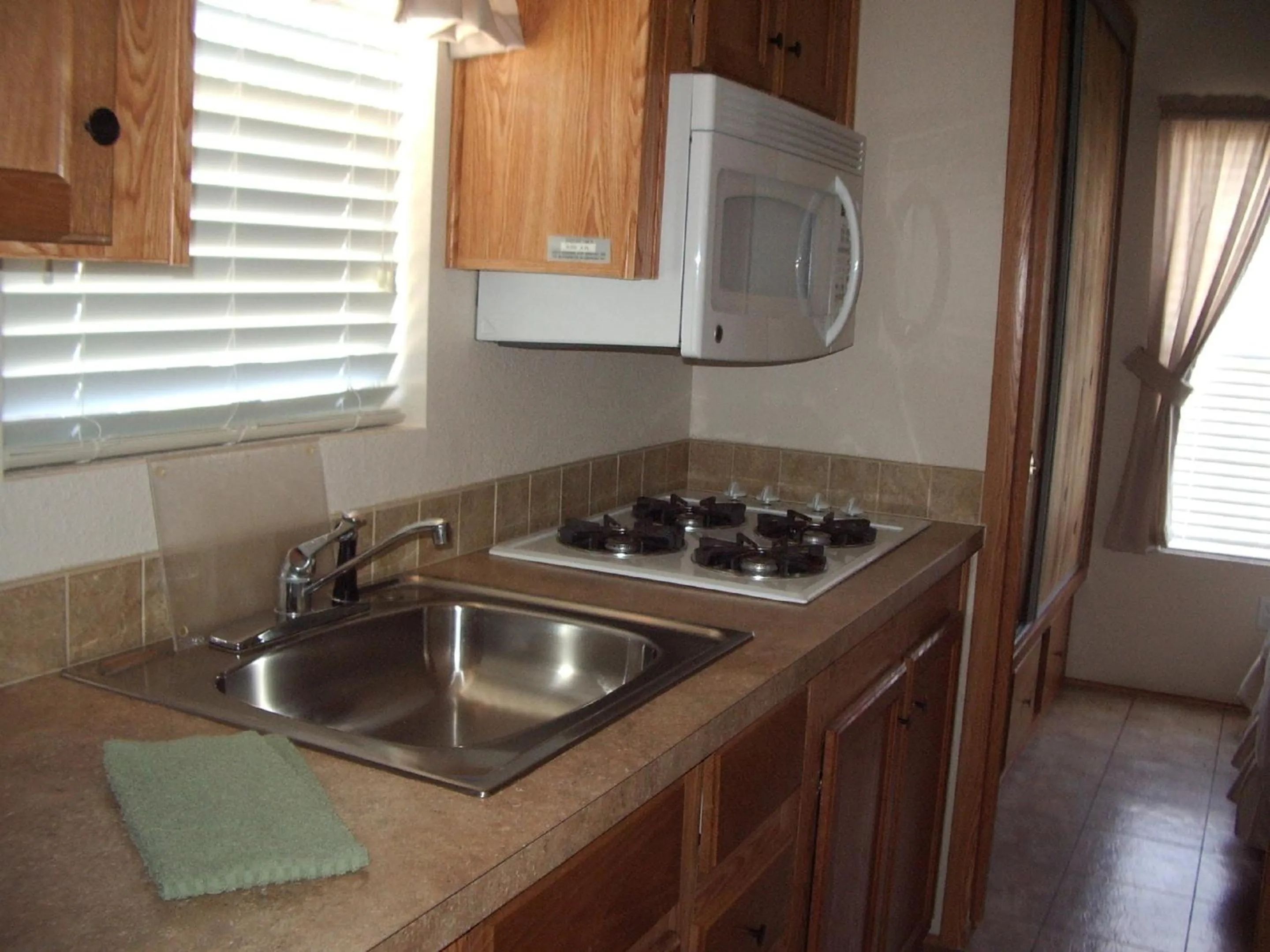 Kitchen or kitchenette in Verde Valley One-Bedroom Park Model Cabin 13