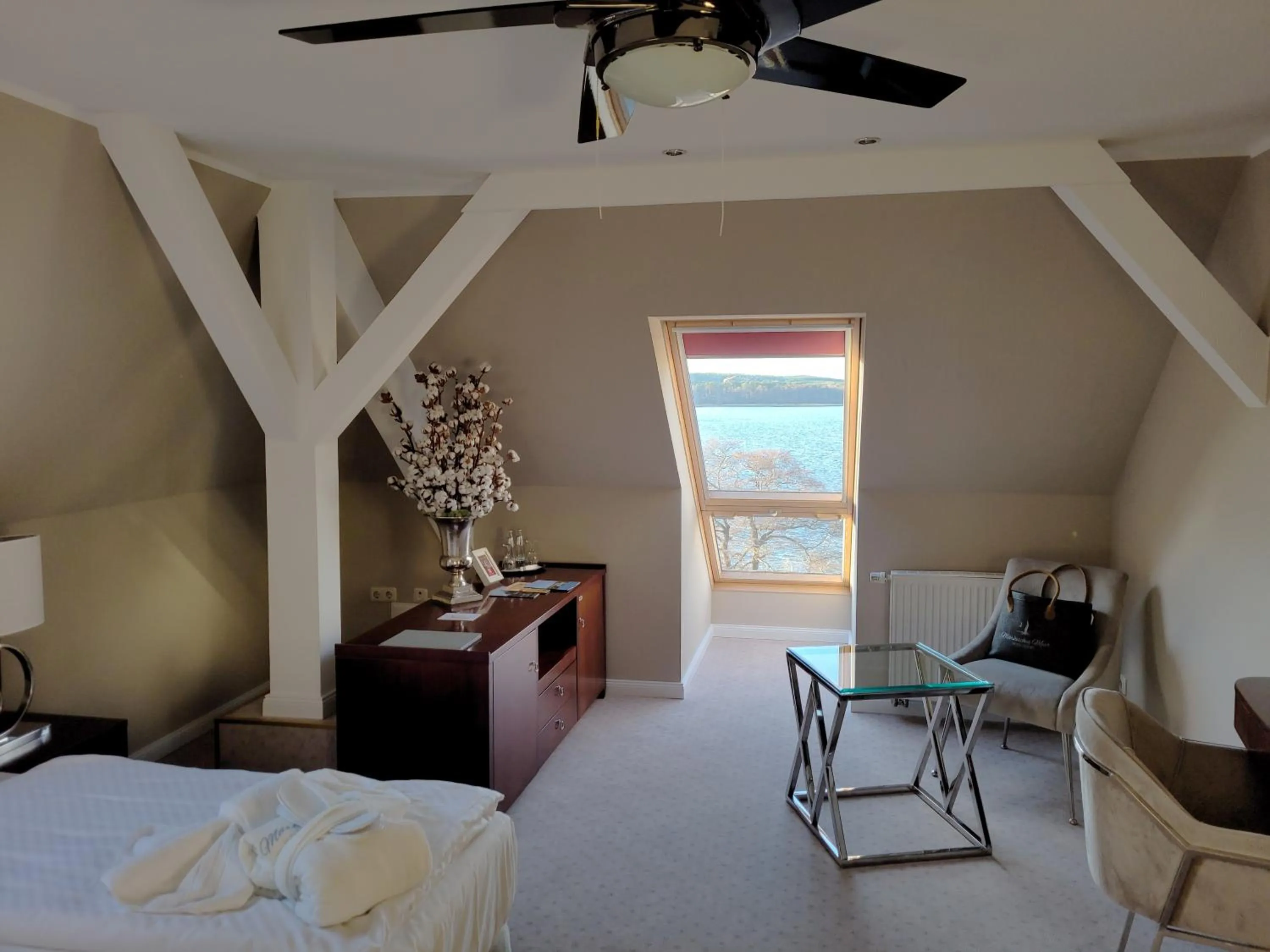 Bed in Hotel Resort Märkisches Meer