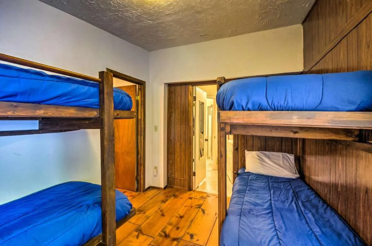 Bed in Nantahala Cabins
