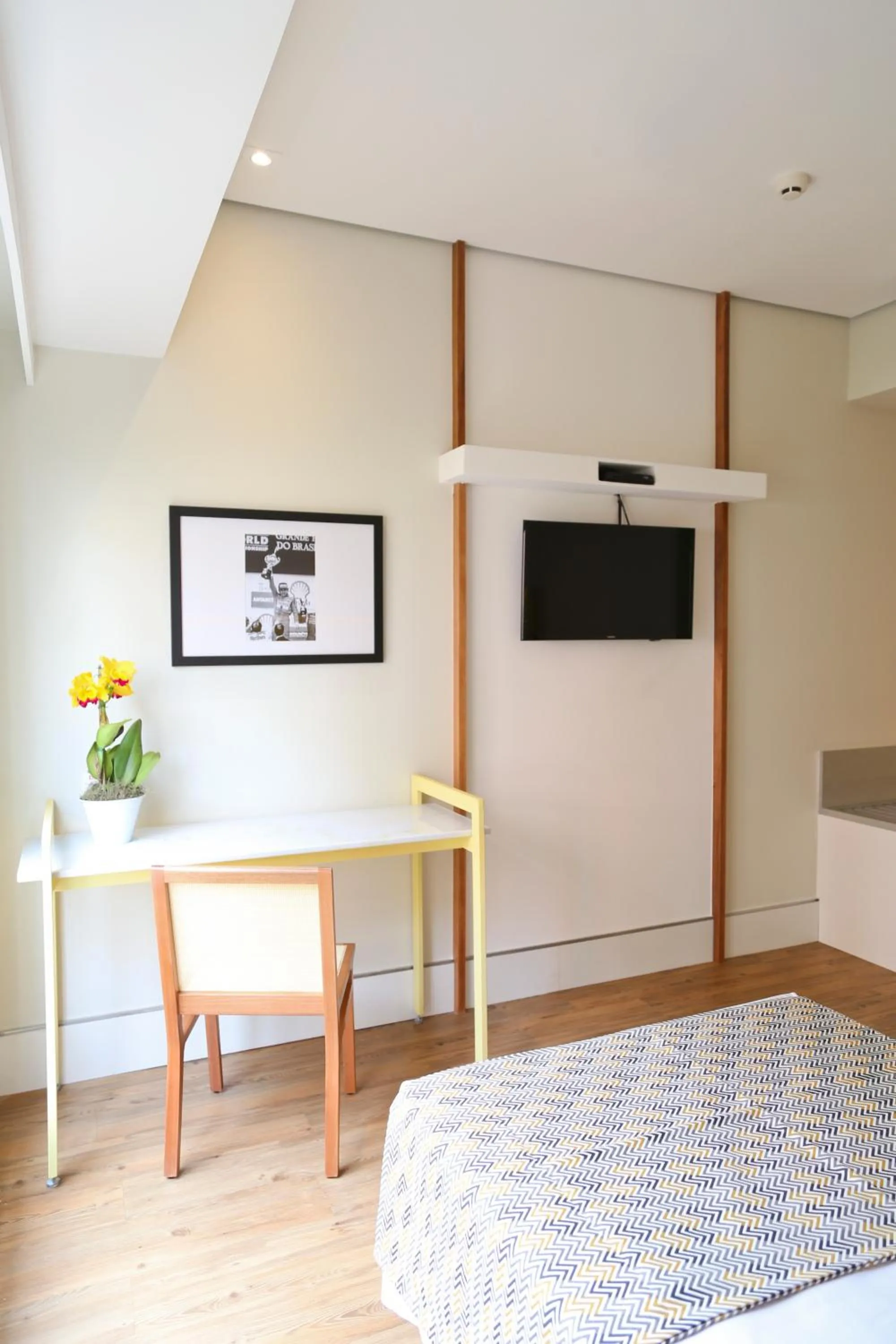 Decorative detail, Bed in Vitória Hotel Express Dom Pedro