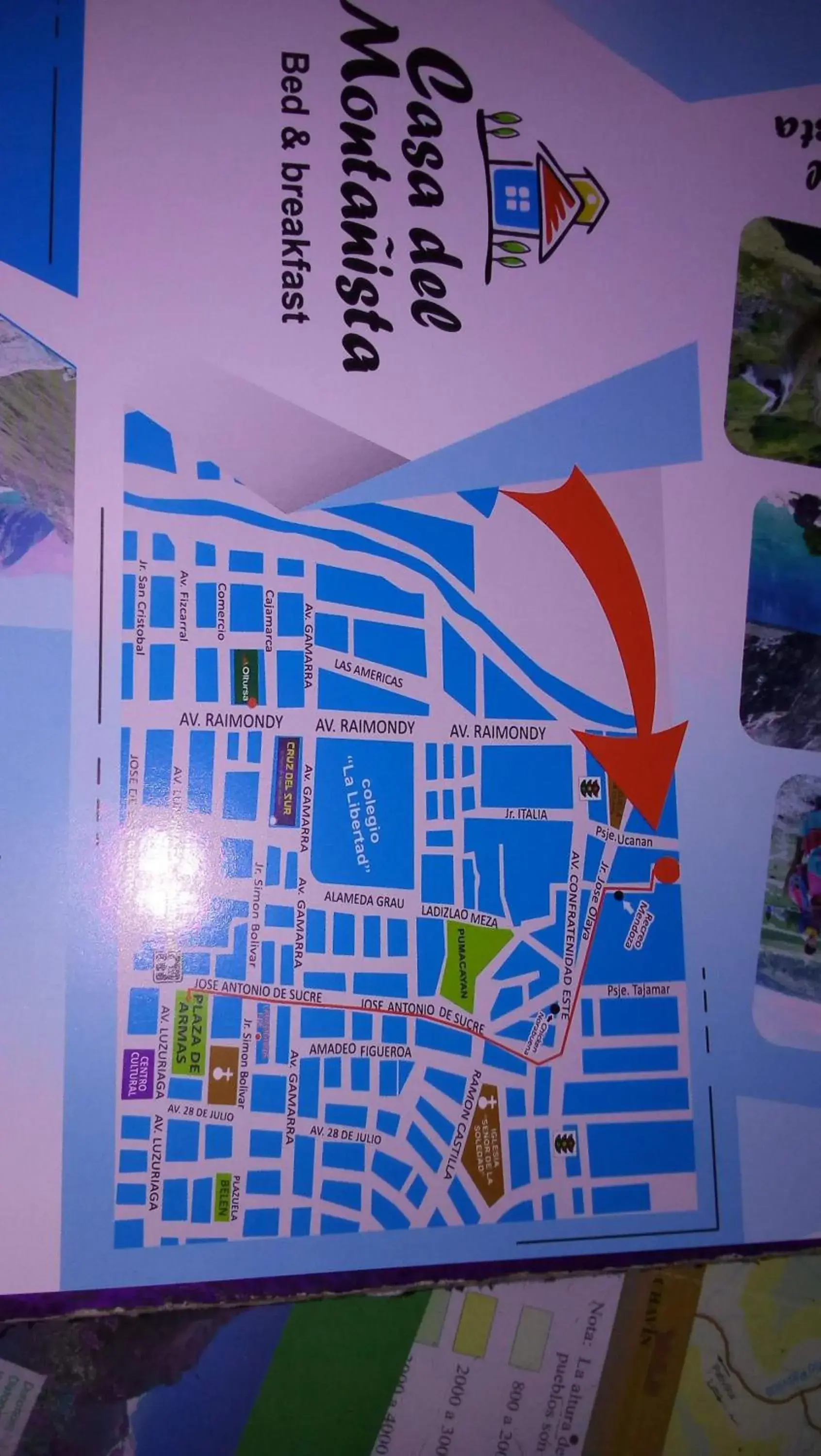 Family Room with Balcony in Hostal Casa del Montañista Family Room with Balcony in Hostal Casa del Montañista