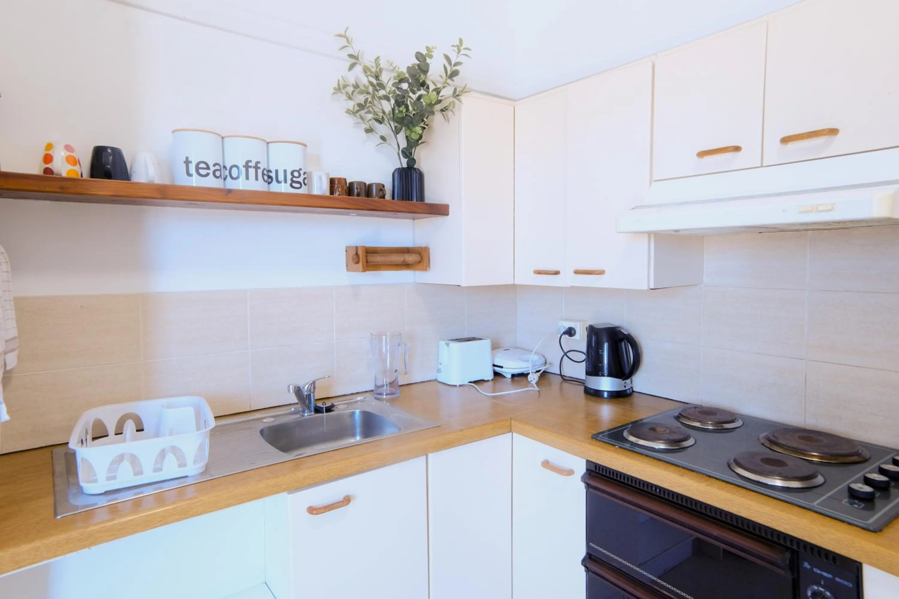 Communal kitchen in Newcastle Hotel