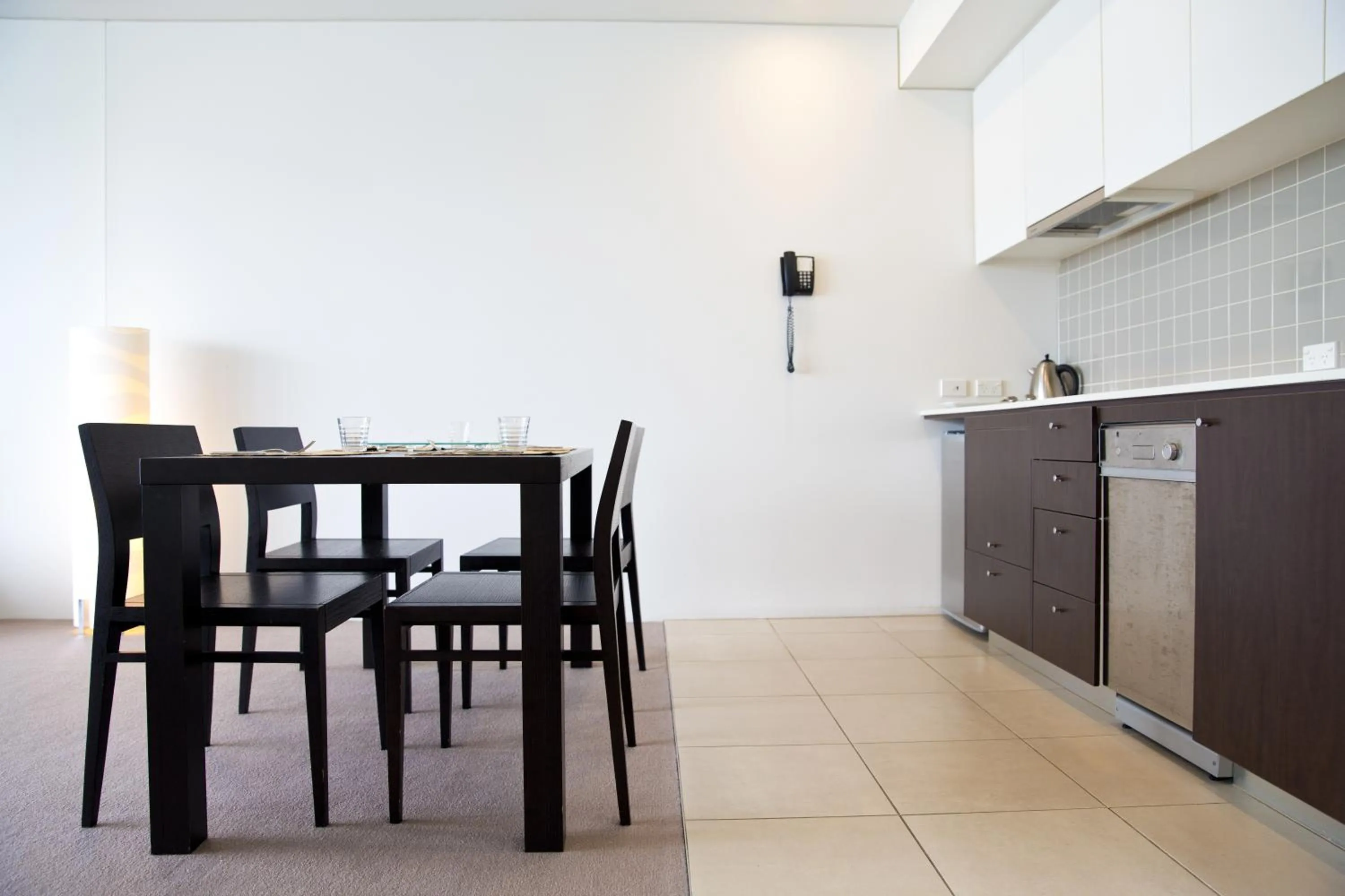 Dining area in Cairns Private Apartments