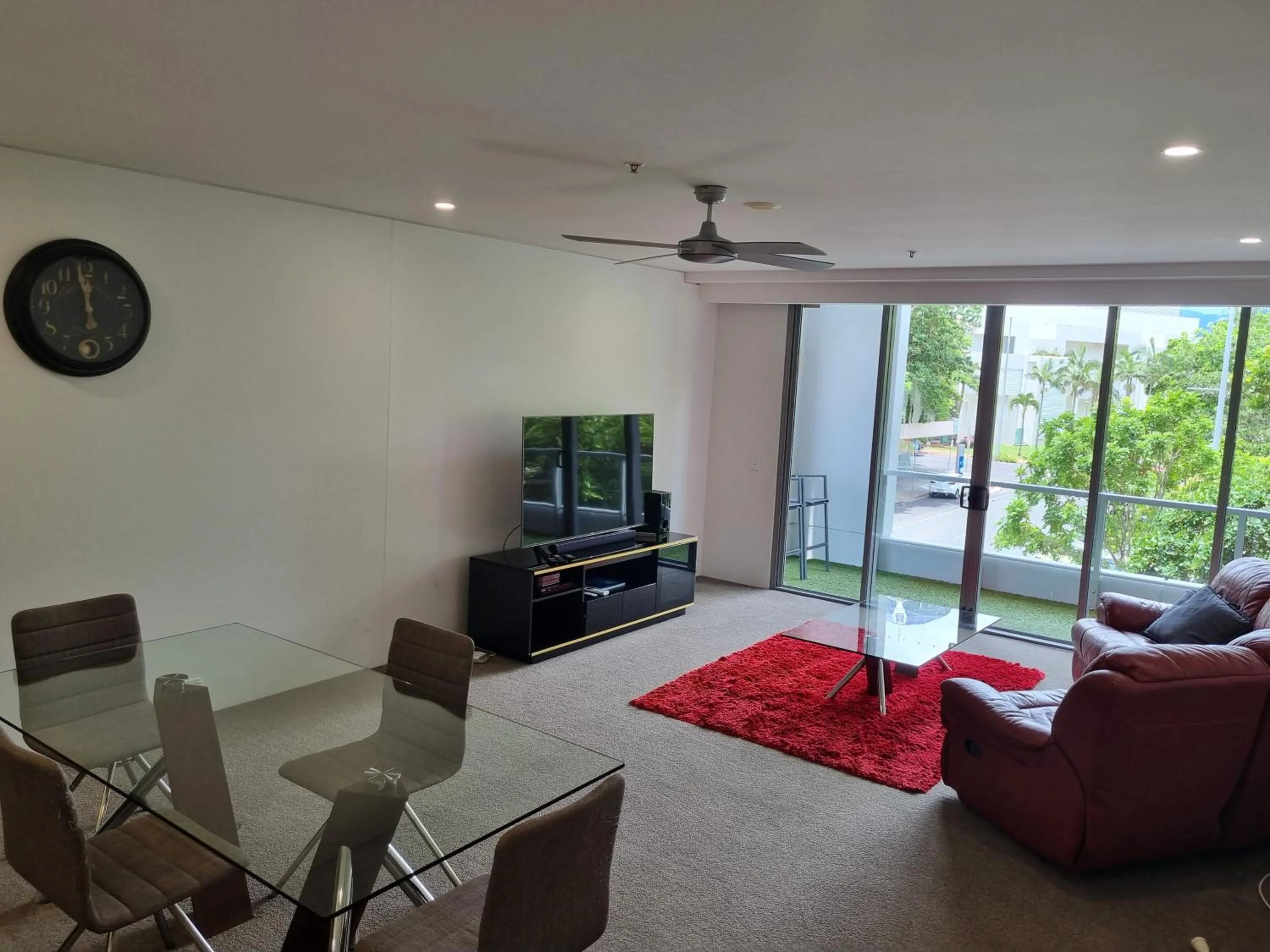 Living room in Cairns Private Apartments