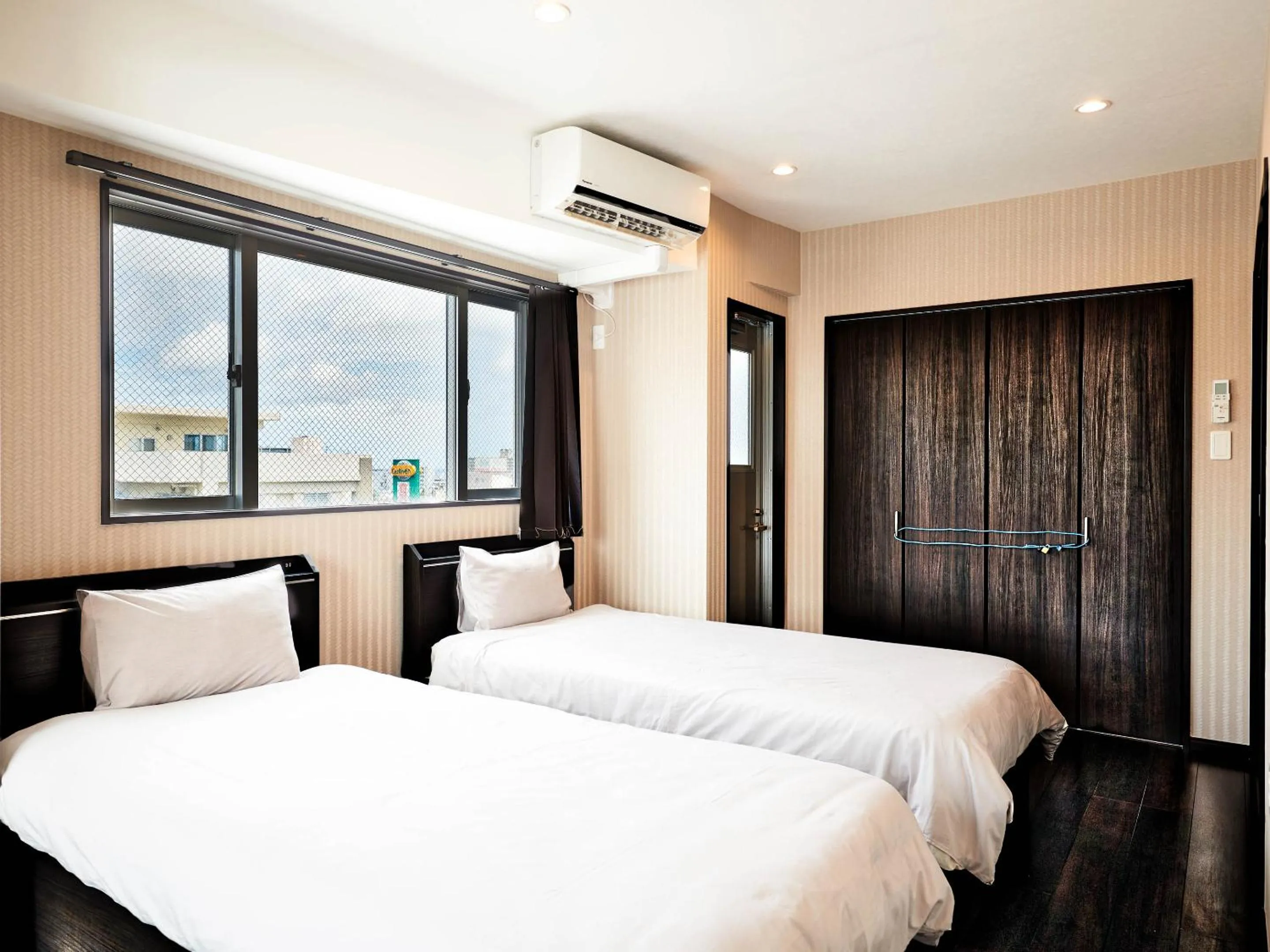 Bed in Terrace Resort Shintoshin